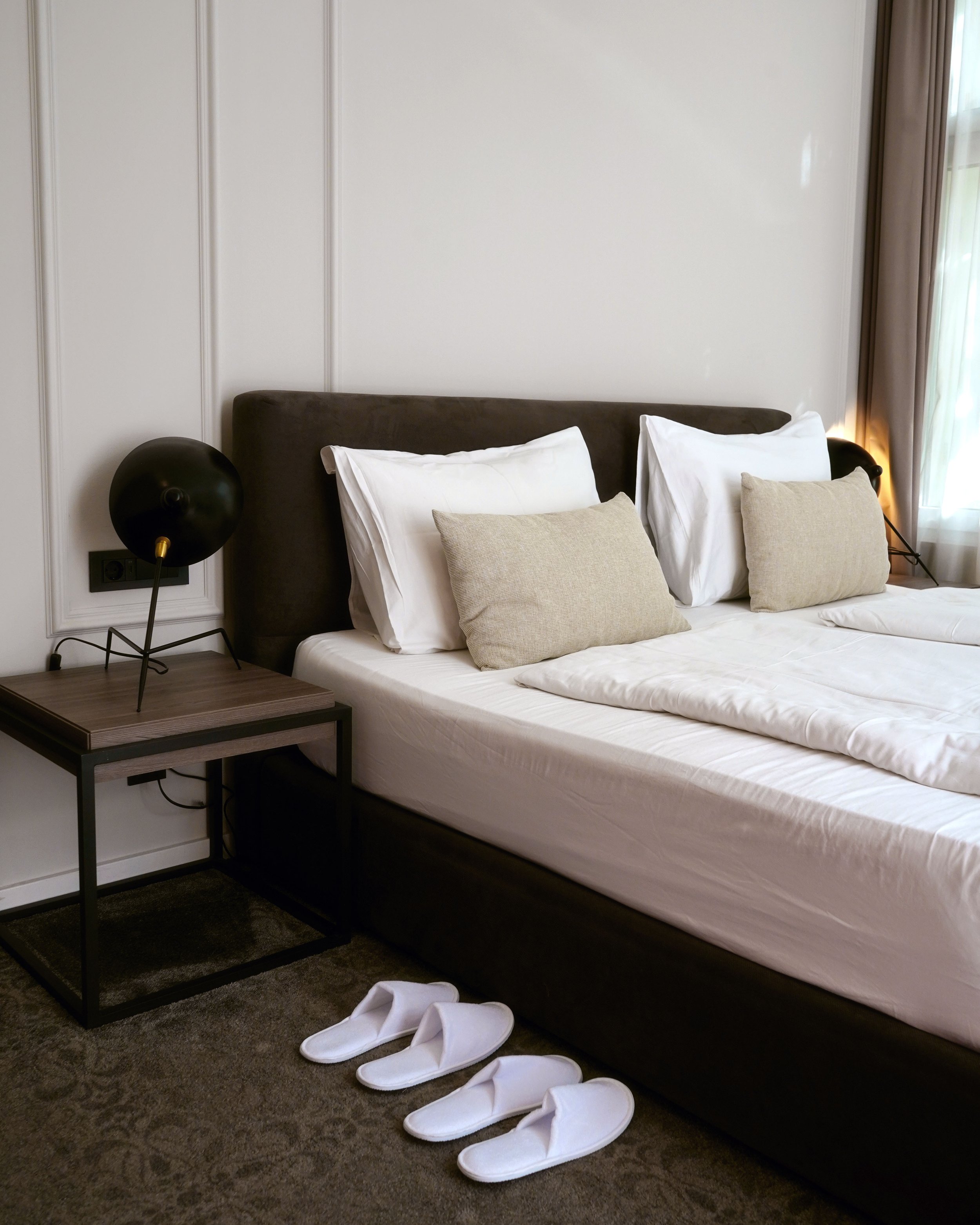 Lifestyle hotel interior photography capturing atmosphere, space, and the feeling of staying inside the room.
