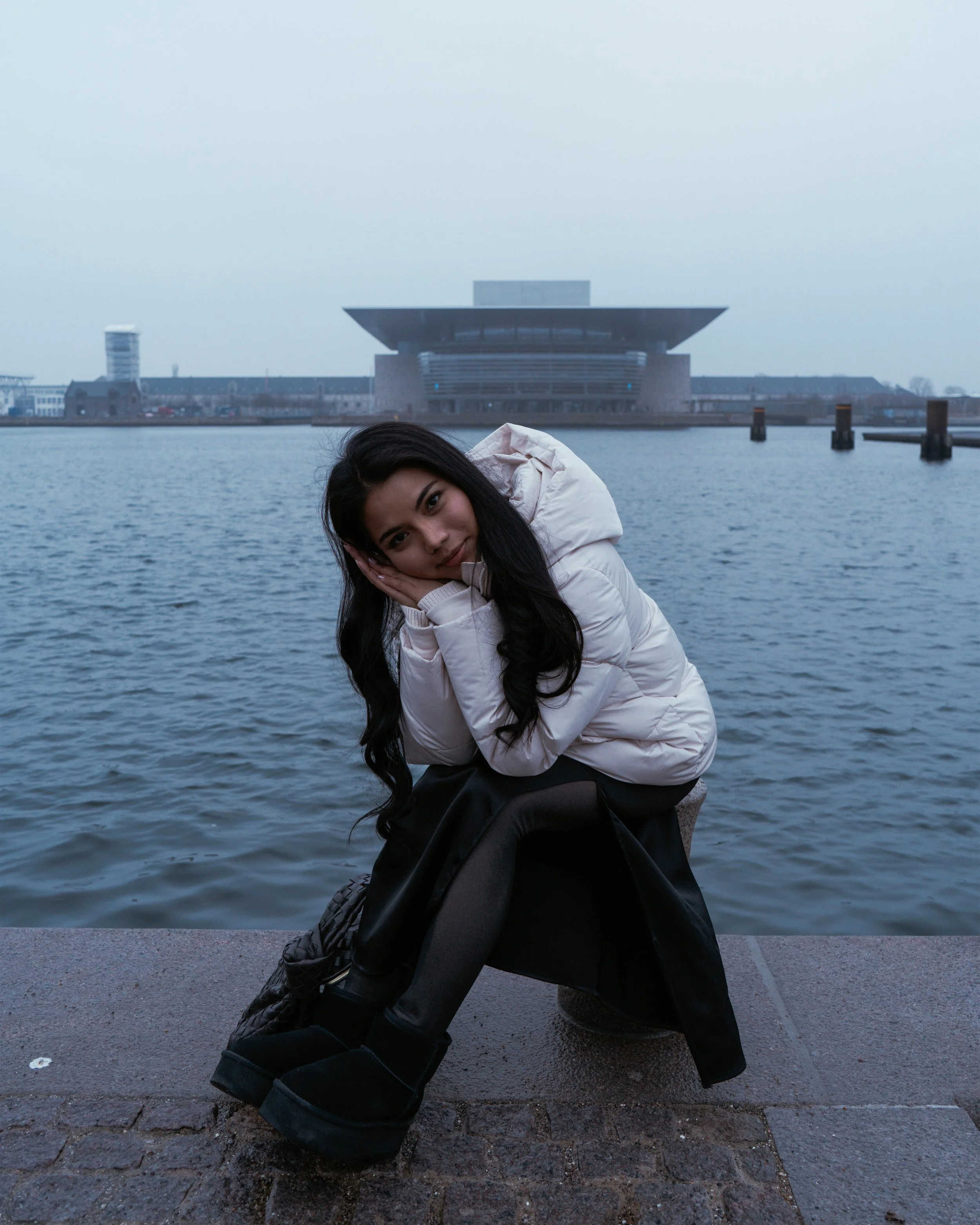 Lifestyle portrait taken during a guided photo walk in Copenhagen