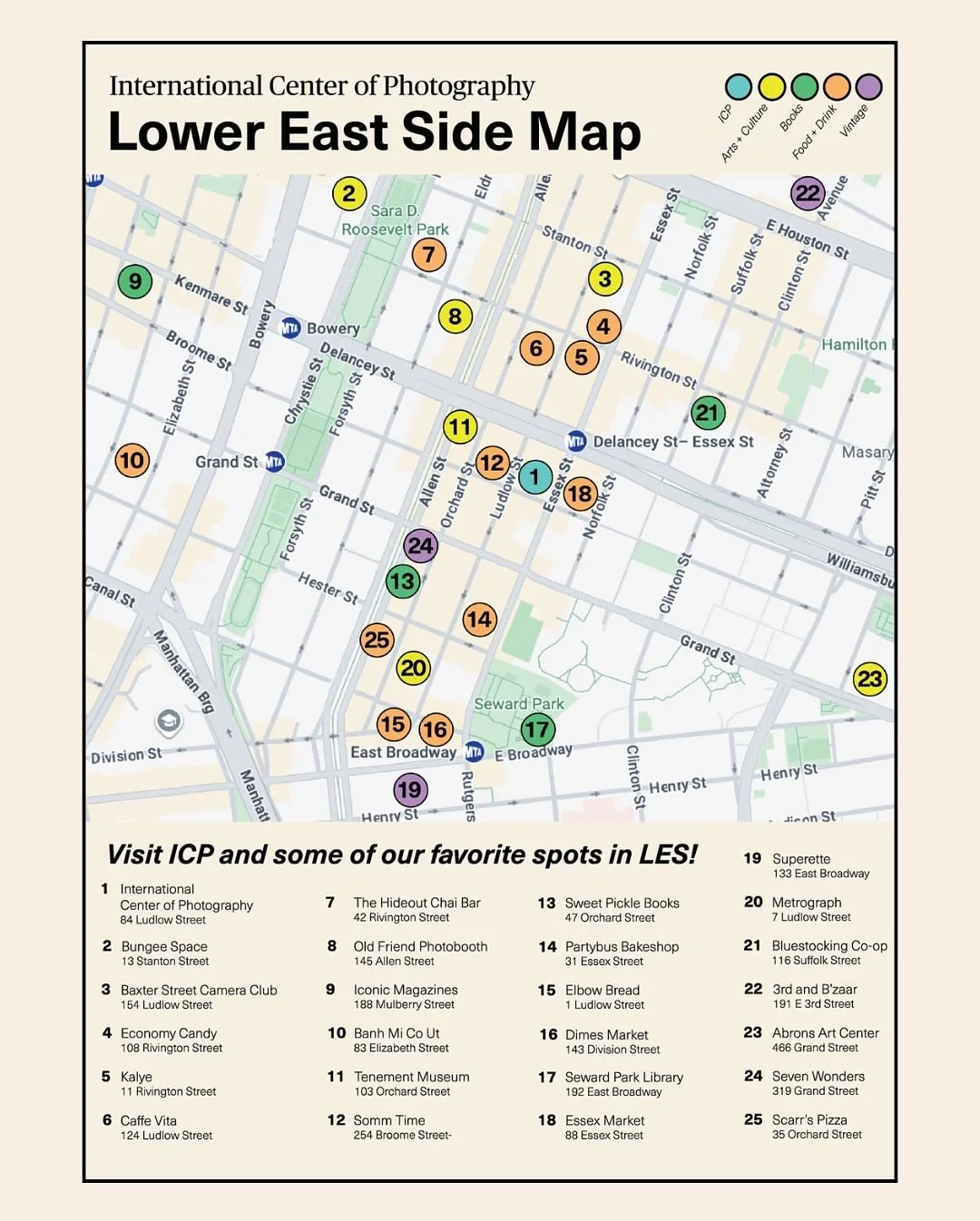 Thank you so much to @icp for including @3rdandbzaar in this map ⬆️ alongside all of these amazing places in the LES! 
Go visit them all! 
&bull;&bull;&bull;&bull;&bull;&bull;&bull;&bull;&bull;&bull;&bull;
Posted @withregram &bull; @icp From ICP&rsqu