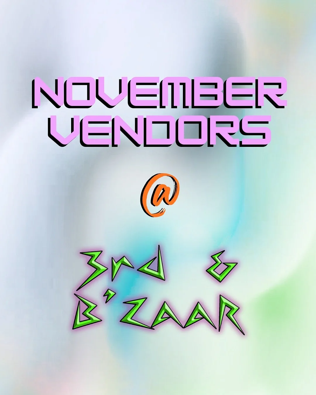 Announcing our new lineup at 3rd + B&rsquo;zaar⚡️We&rsquo;ve brought on a fresh batch of vendors for the holiday season&mdash;get excited to shop all their goods this November!

💍 Vintage jewelry by Snootie Seconds @snootieseconds
🦋 Handpainted lea