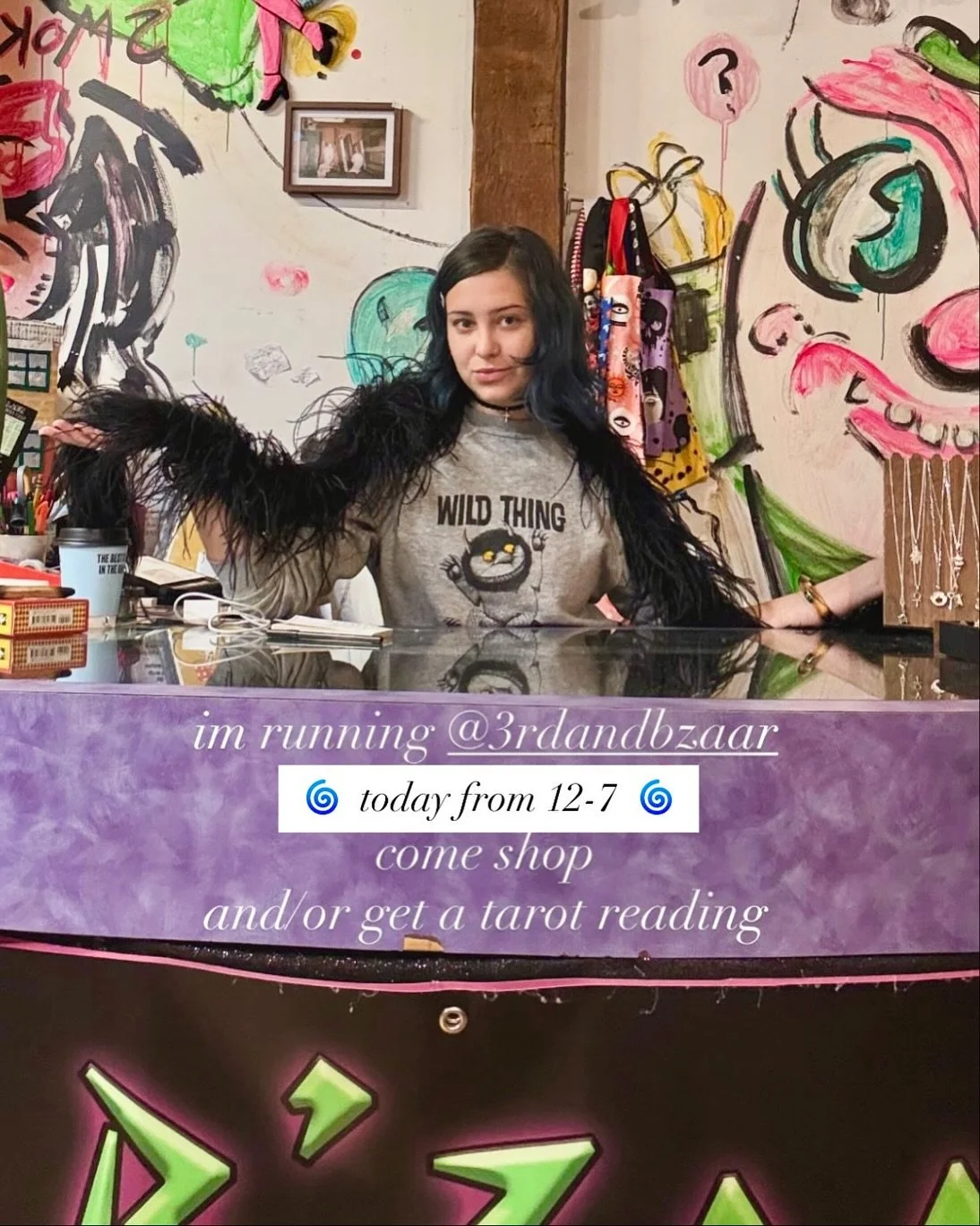 shop&rsquo;s open today 12&ndash;7PM ❄️ make time for yourself and stop in @3rdandbzaar &mdash; 191 E 3rd Street &mdash; just stocked with fresh Y2K goodies from @ratresaleclothing, new embroidered one of a kind pieces from @cazet_travela, lingerie f