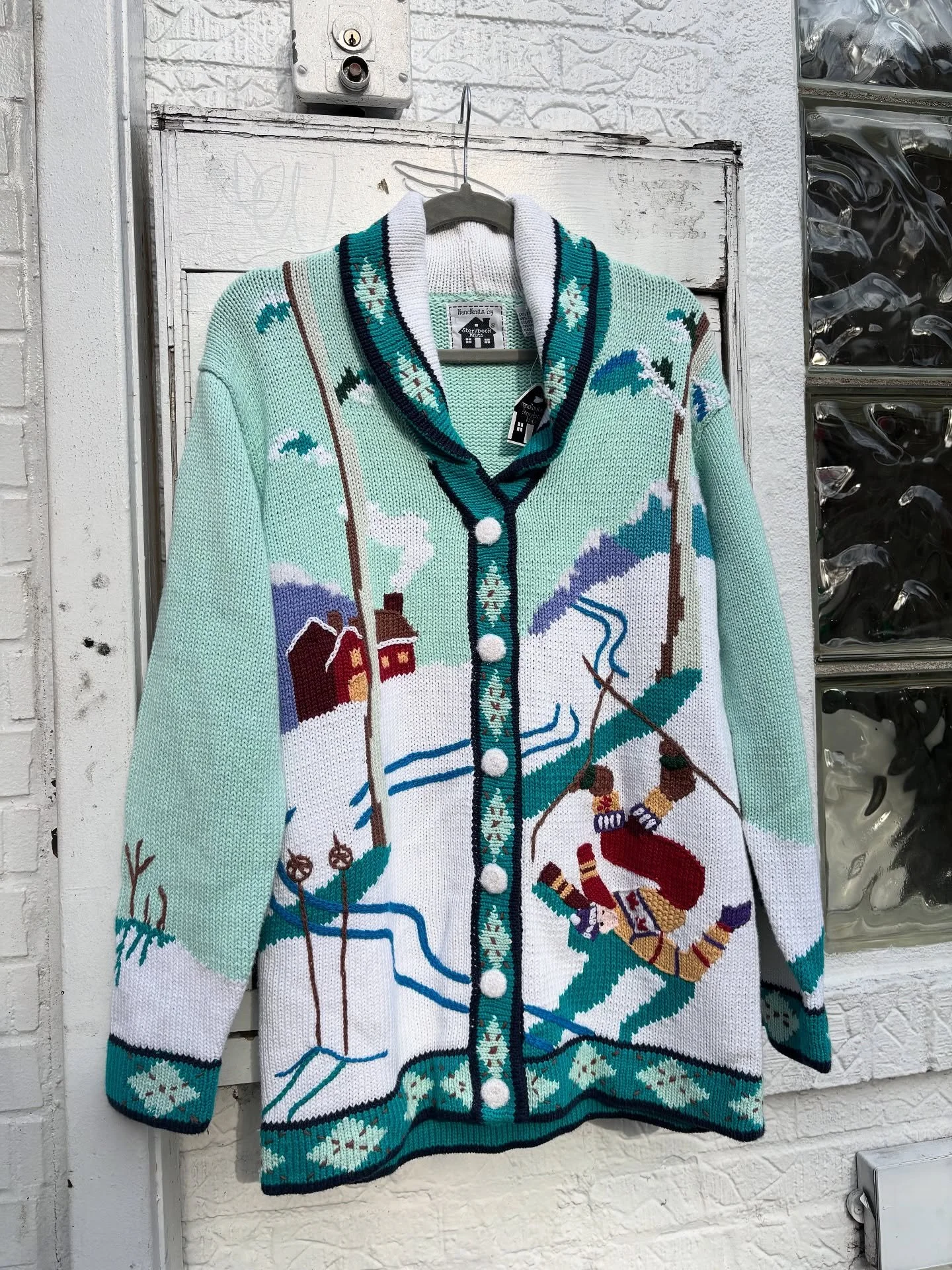 Cozy sunday energy in the air today 🩵🌬️ Mosey on in to @3rdandbzaar for sweaters + new pin-up cards from @slowpoemspress, a huge selection of leather jackets, just-restocked garments by @cazet_travela, crochet balaclavas, hats + more from @rosethre