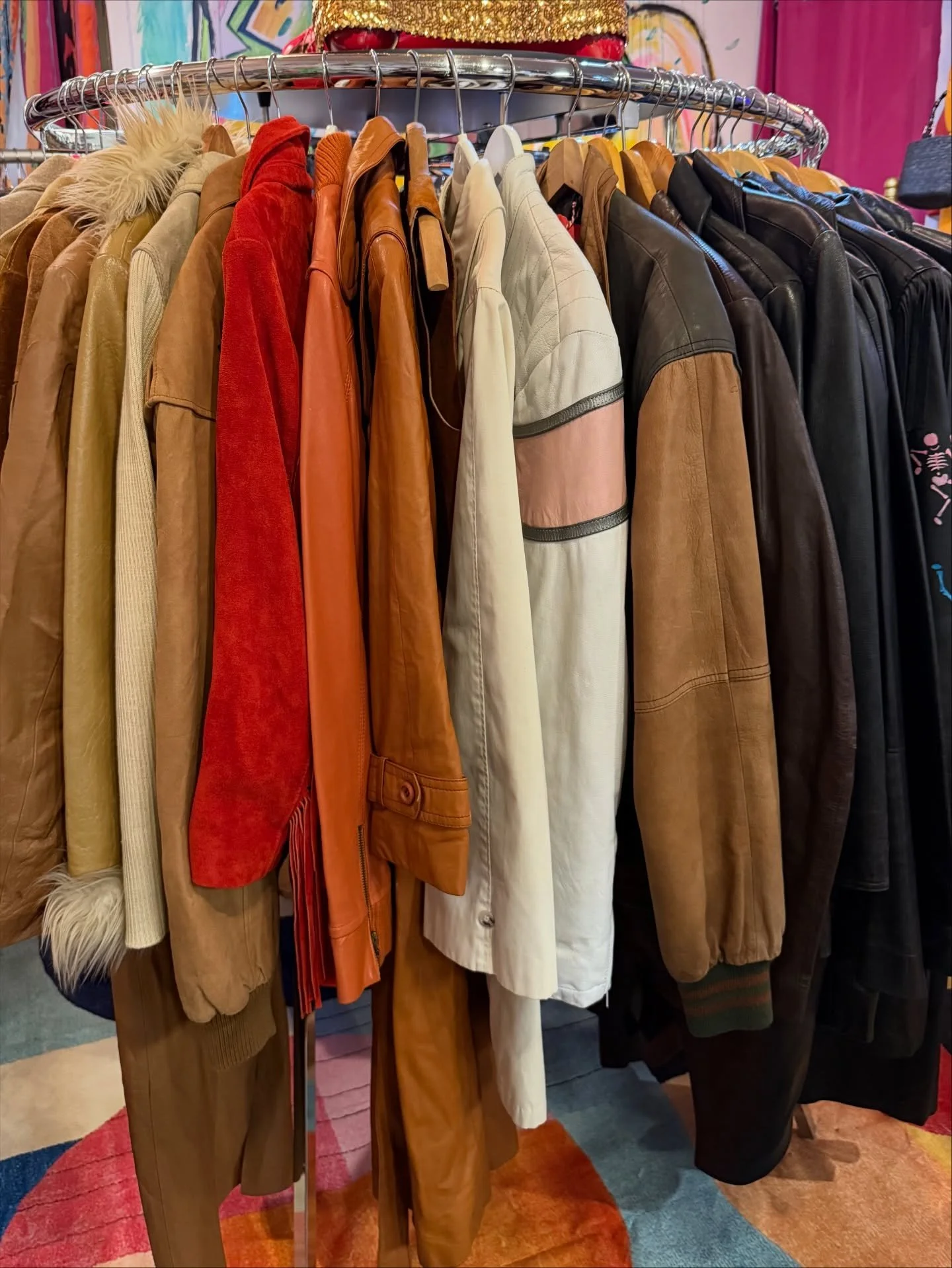 it&rsquo;s thursday which means it&rsquo;s the weekend, right? @3rdandbzaar open 1-7PM 🩵🏴&zwj;☠️ stop in for vintage and fun and tarot with @glamphantom 🌀