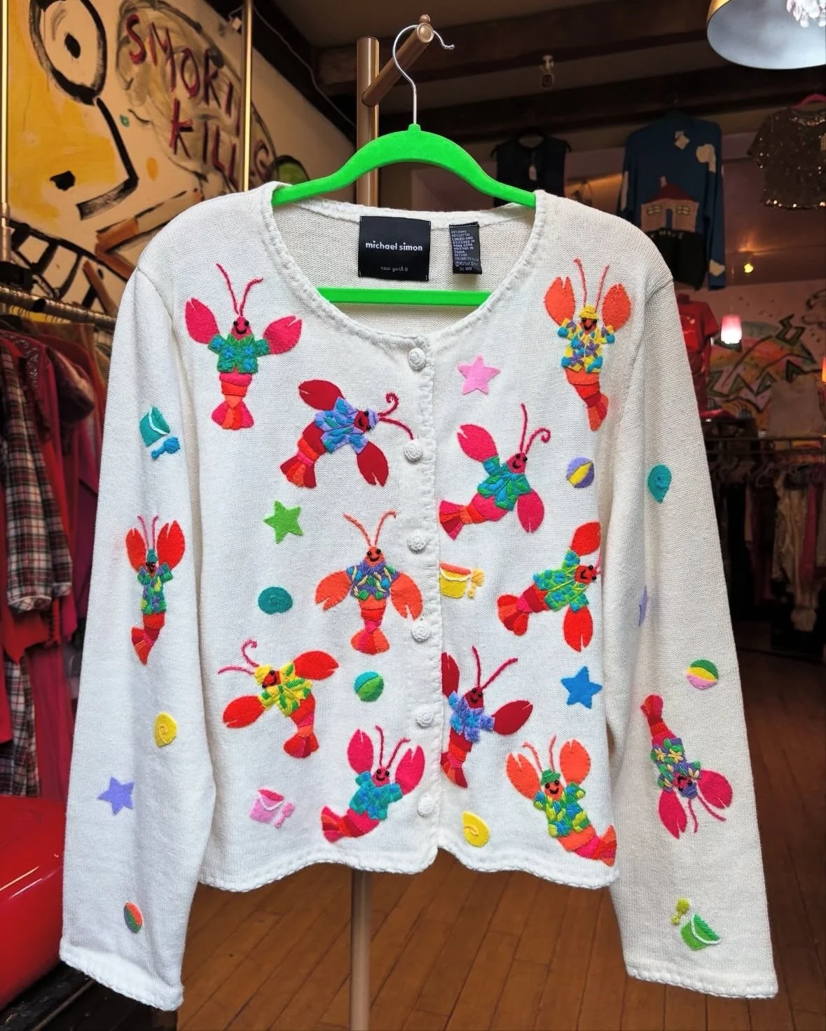 happy monday! treat yaself&mdash;shop&rsquo;s open 1-4PM 🥳 visit @snootieseconds for gorgeous jewelry + we just put out lots of leather and scarves, yay!