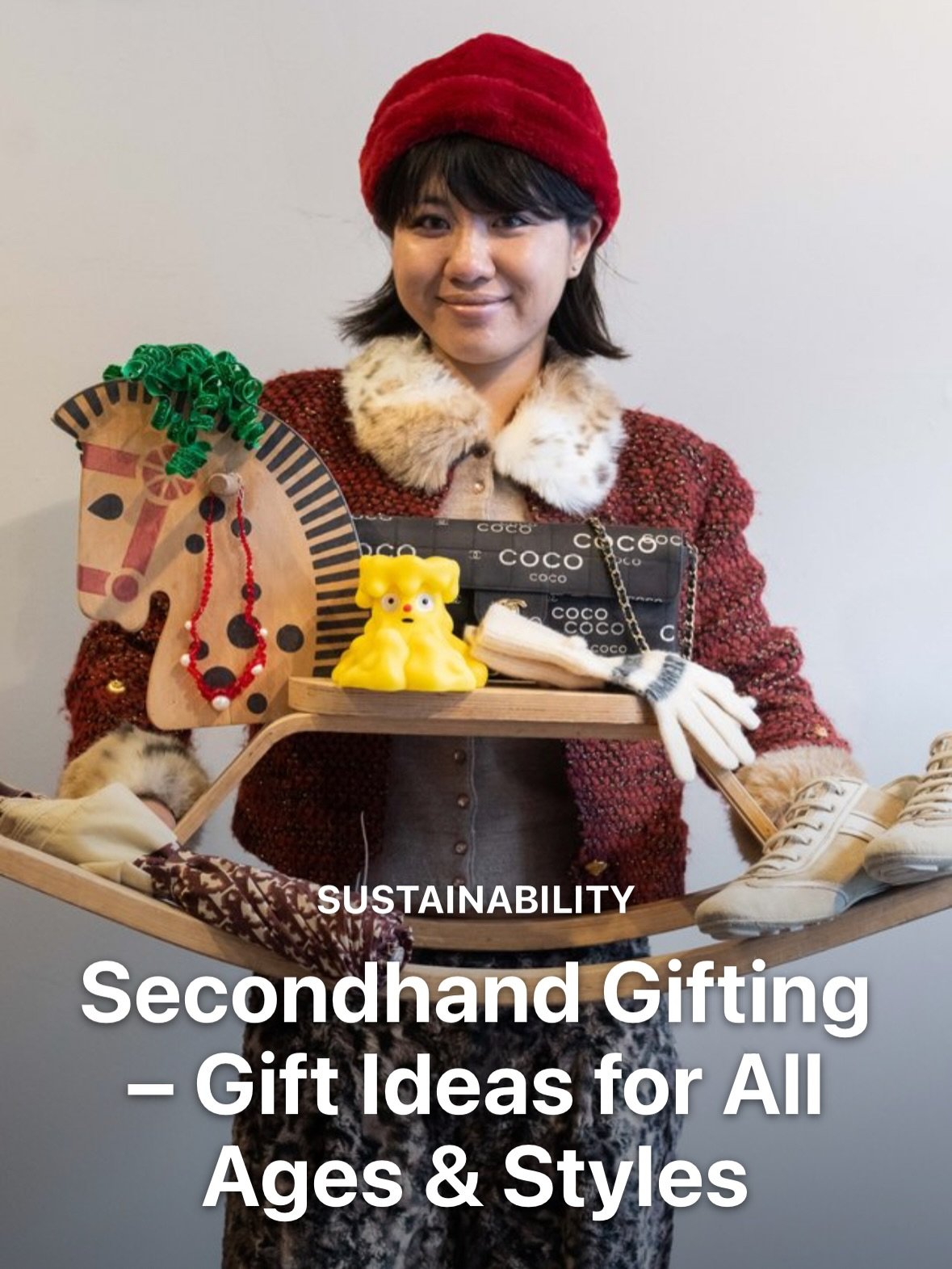 Our friends at @gem.search asked&hellip;and @3rdandbzaar answered! ❄️✨ 

Looking for secondhand and sustainable gifting ideas? 🎁🧠 Check out this amazing article just published by @liisajokinen featuring four vendors from the shop alongside other fo