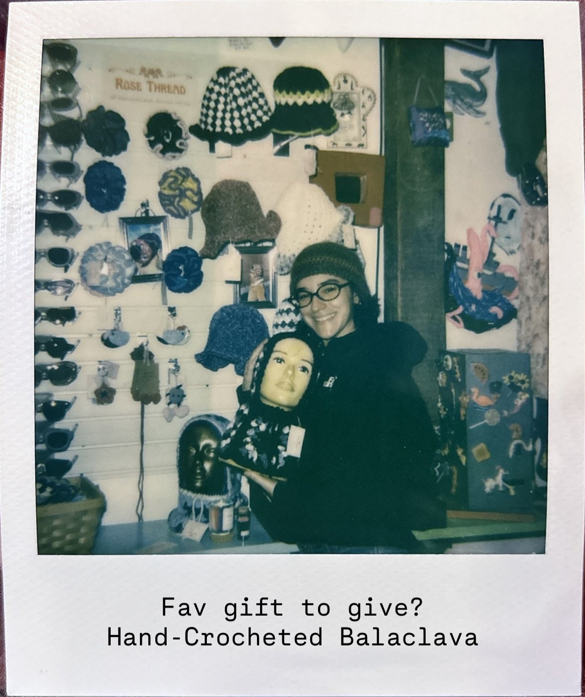 Fav gift to give? We asked our vendors at our holiday party last week 🤌❄️ If you&rsquo;re running out of ideas, stop on in Wed-Fri 1-7 PM! sooooo many specialty items in the shop right now, including sweaters, leather, jewelry, handmades, candles an