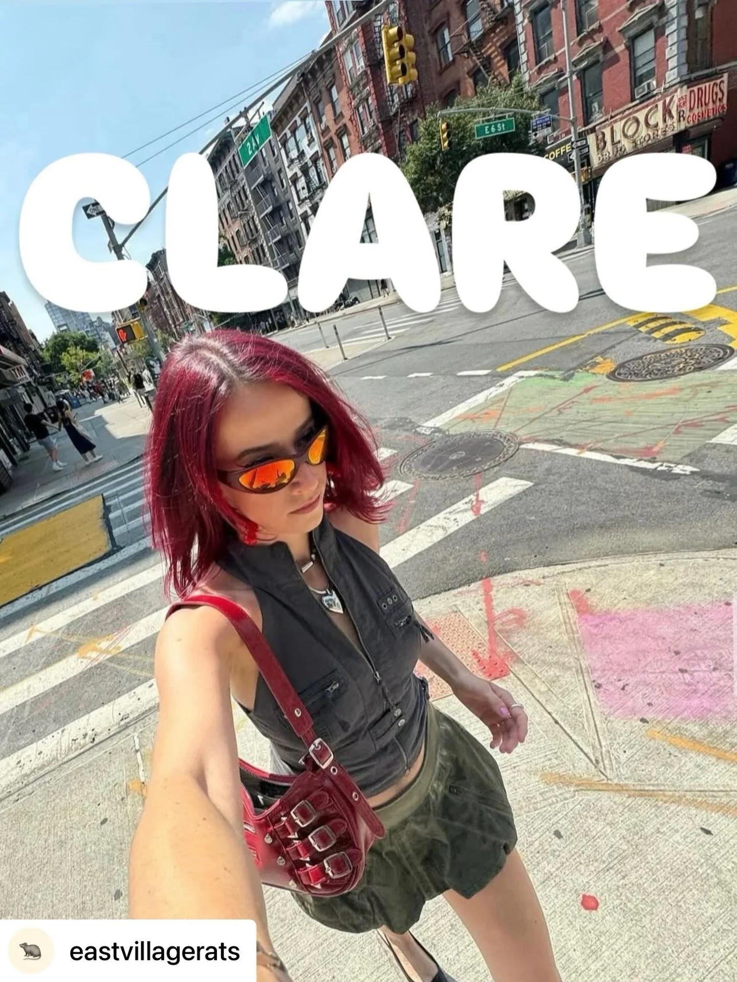 Reposting from @eastvillagerats !! Thanks so much for shouting out @3rdandbzaar + @evvintagecollective ❤️

Rat: Clare Kocher 🐀

How long you&rsquo;ve lived in EV: 4.5 years

Job title: Change Manager at Universal Music Group

Favorite business in th