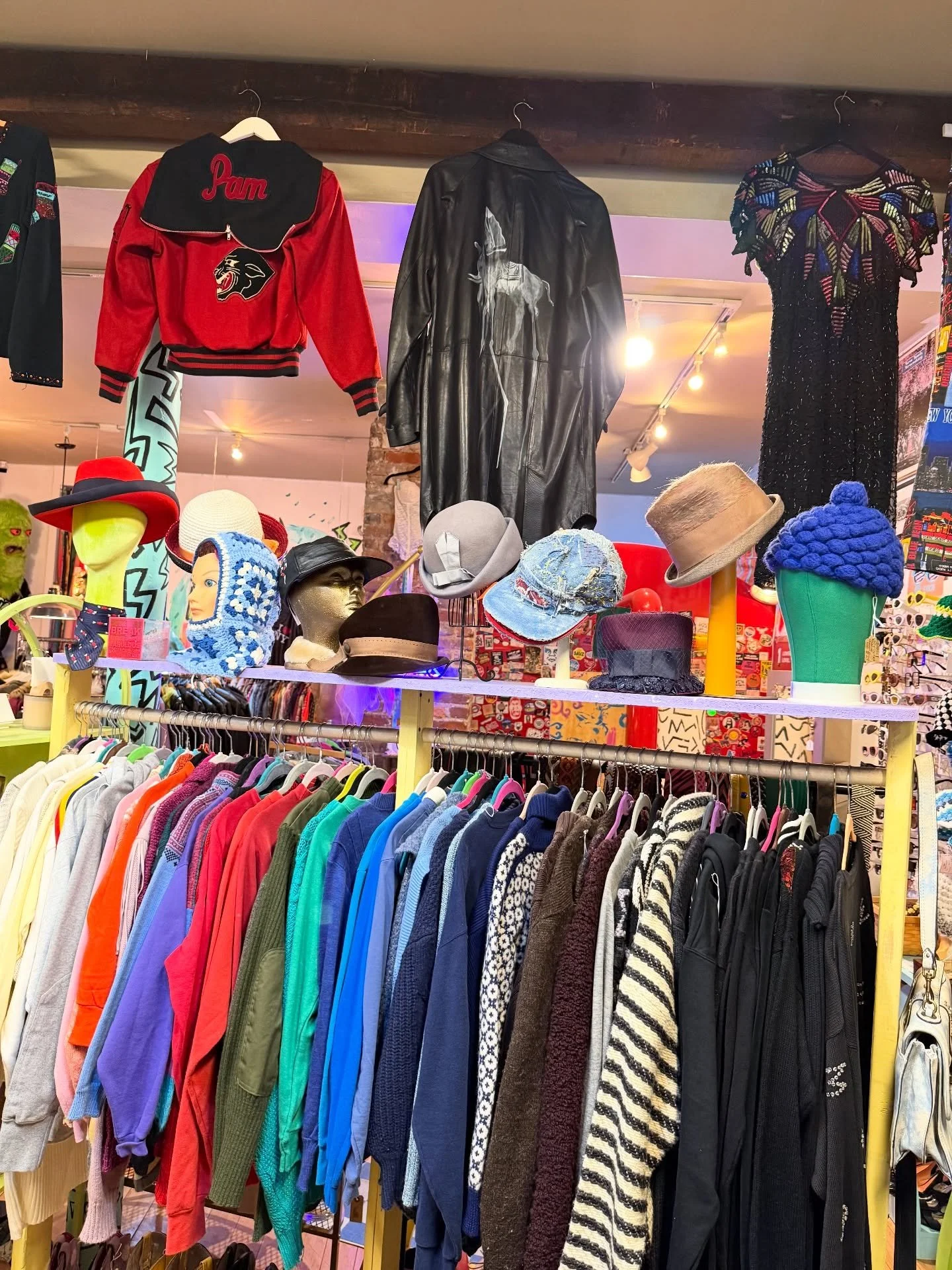 so many incredible sweaters + small goods to shop today! open 1-7PM, 191 E 3rd Street ❣️❣️❣️