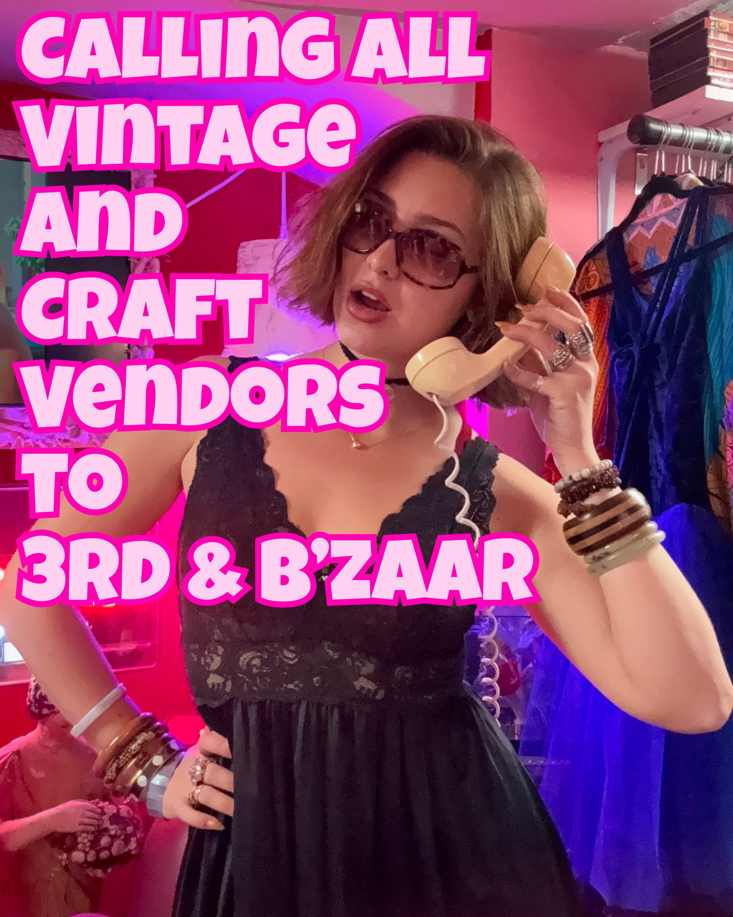 Calling all vendors ☎️ Looking to take your brand to the next level? Then it&rsquo;s time to apply to be a vendor @3rdandbzaar! 

We offer affordable rent, flexible time commitments, and a community in the LES! Come join this creative crew through th