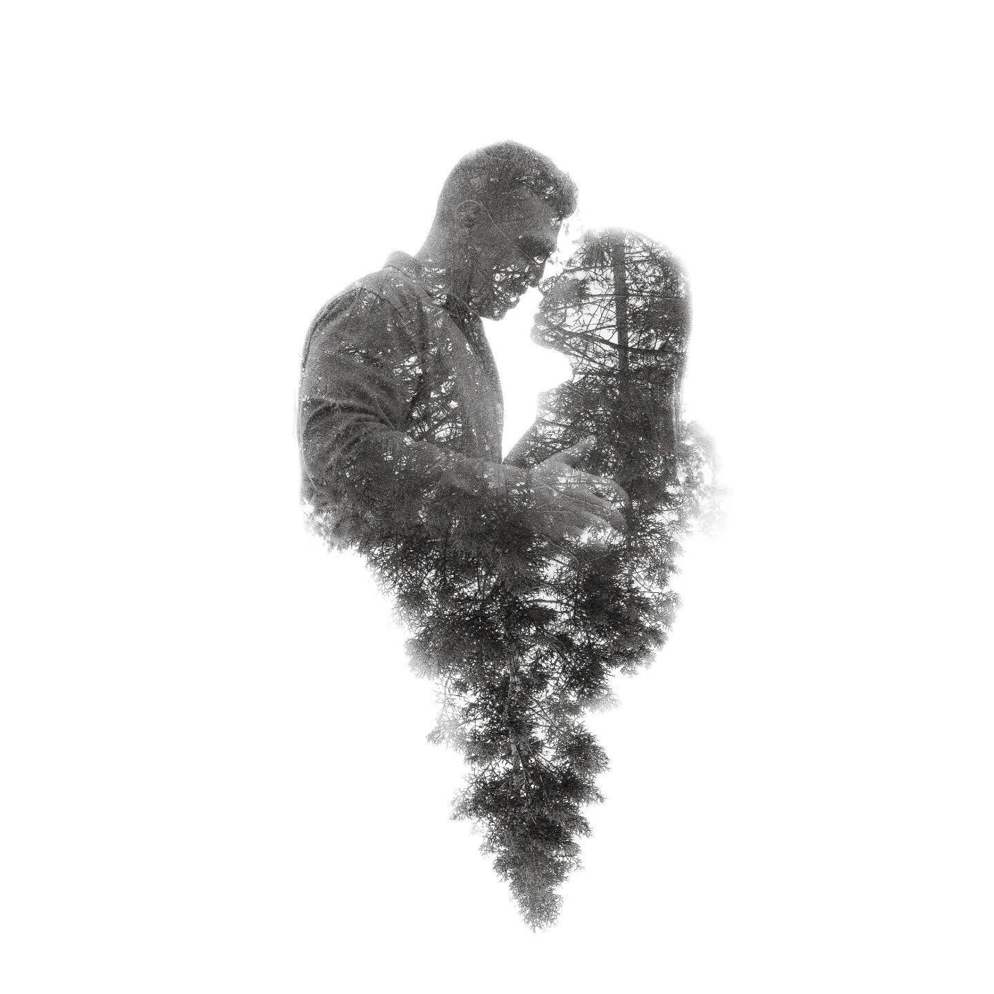 Taking a double exposure photo from the camera is not always possible if you do not have the necessary elements for it.  Sometimes the light is not adequate, the contrast between the couple and the background is not ideal, or there are not interestin