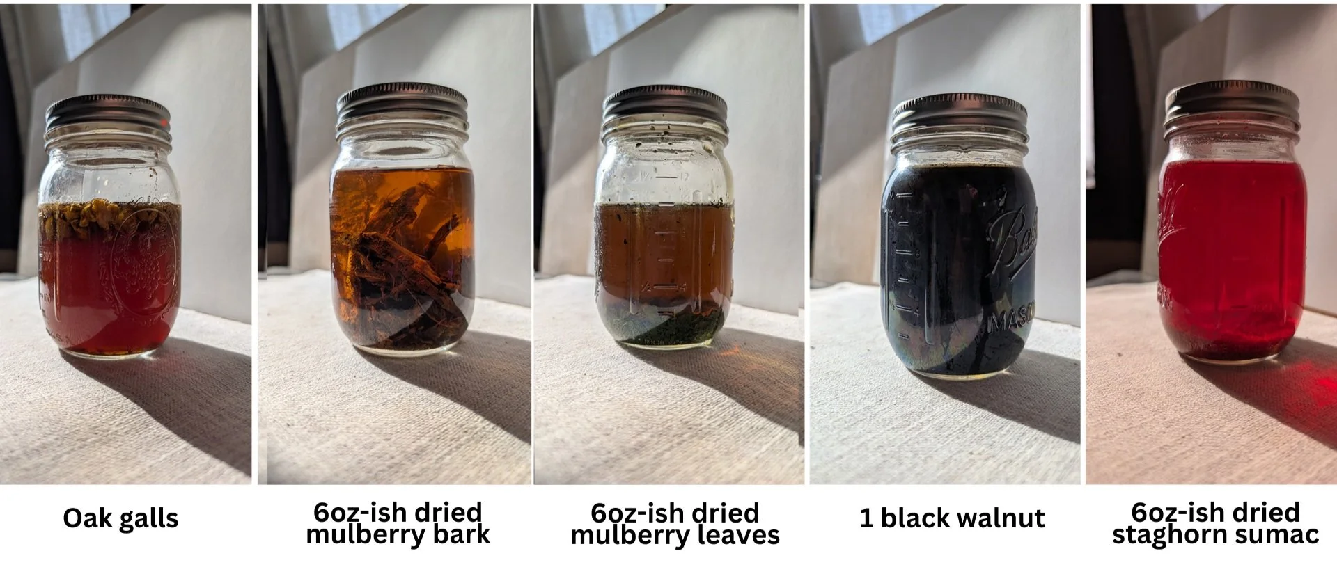 Dyes: Batch 1 Gather + Prep