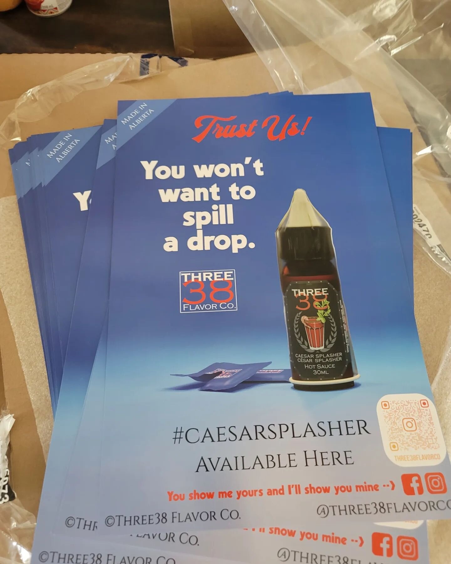 Hot off the press... Our Safety first poster is in and ready to ship! 

#caesarsplasher #vodkacaesar #vodka #hotsauce #safetyfirst #clamato #Tabasco #caesardrink #bloodymary