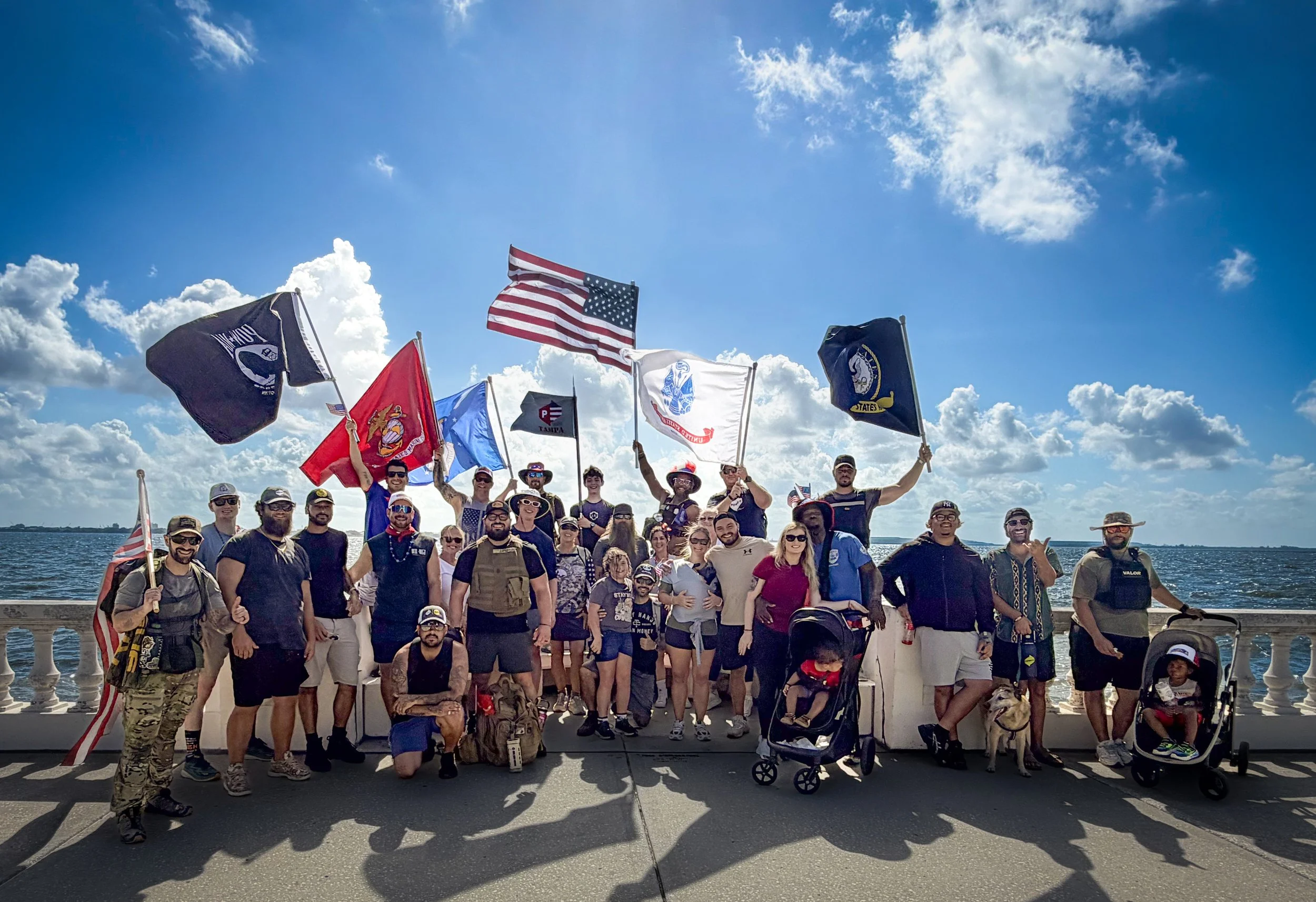 VETERANS HOLD RUCK MARCH TO HONOR FALLEN BROTHERS AND SISTERS