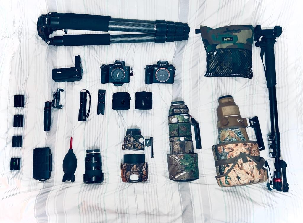 Schwer alles in einen Rucksack zu bekommen