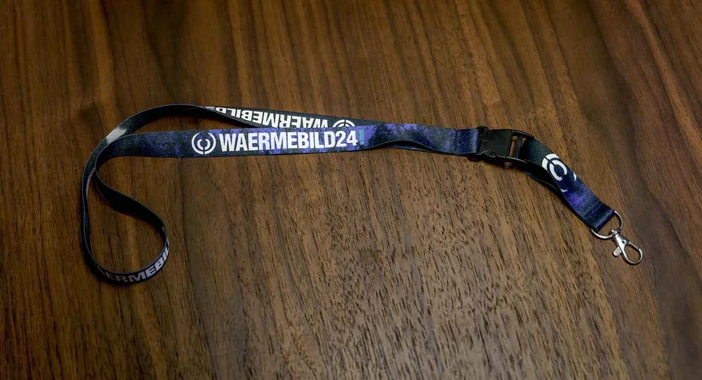 Lanyard (Umhängeschlaufe) mit Shop-Logo  
