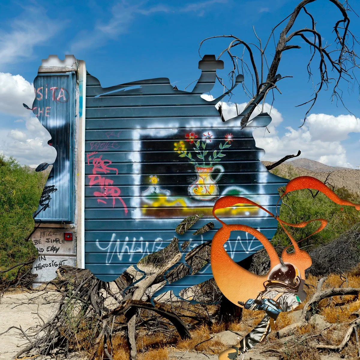   The Future Already Knows  UV print on dibond with frame Edition of 4 92 cm x 92 cm  € 3000       