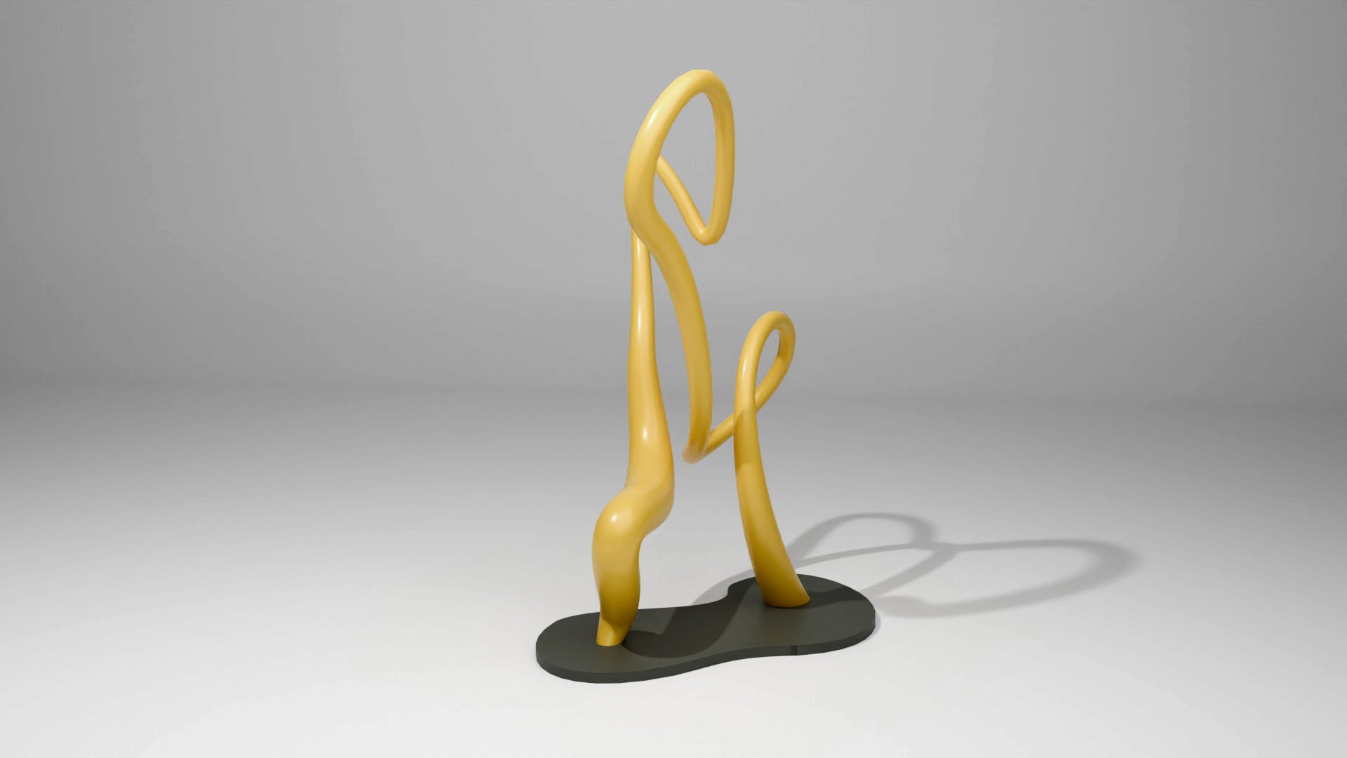 MAKING ROOM / 36" x 18" x 24" / carbon fiber, sand and architectural paint