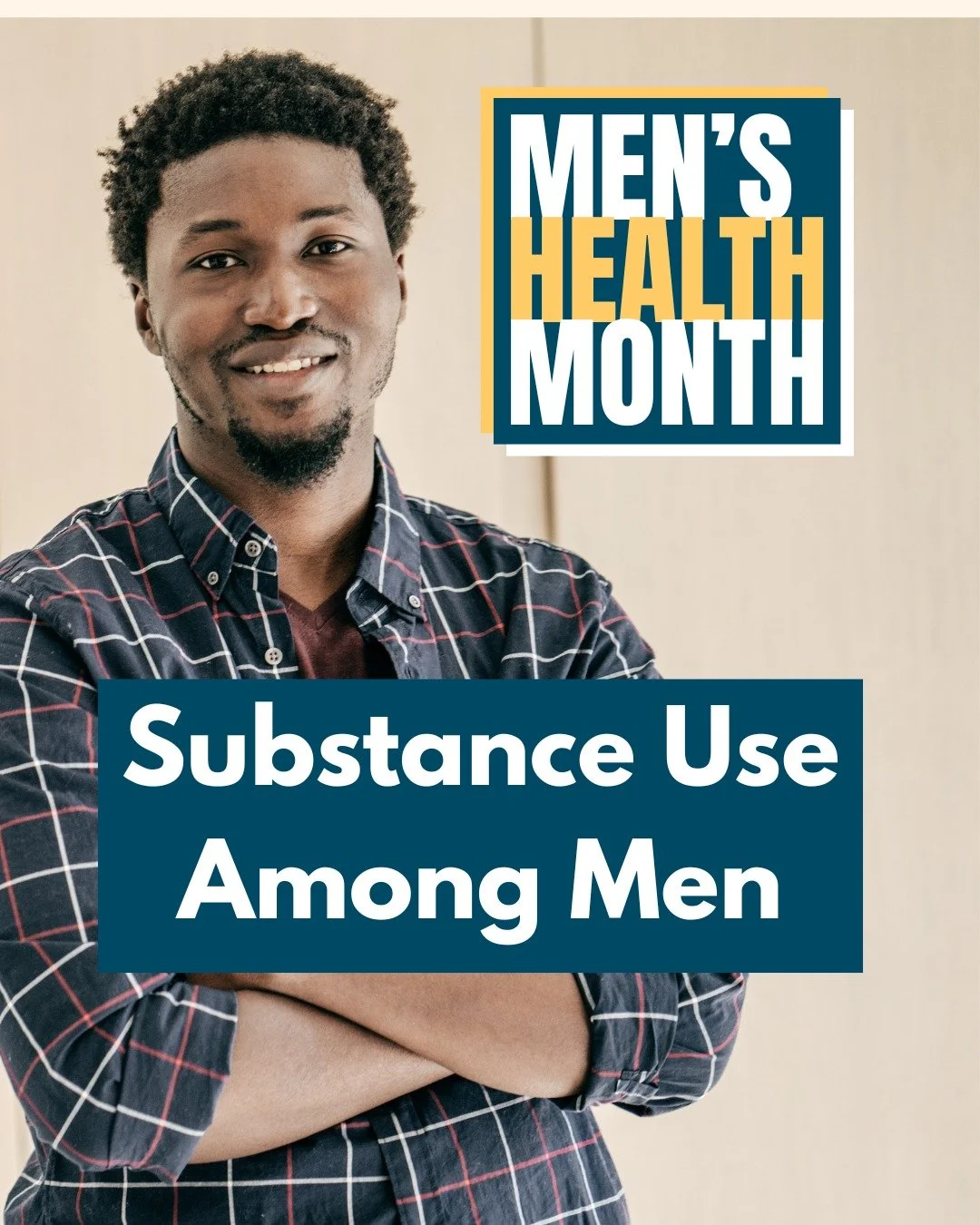 June is also Men's Health Month, and as we approach Father's Day, let's consider how substance use affects men. Men are generally more likely to use substances like cannabis, alcohol, methamphetamines, and opioids compared to women. That's why coping