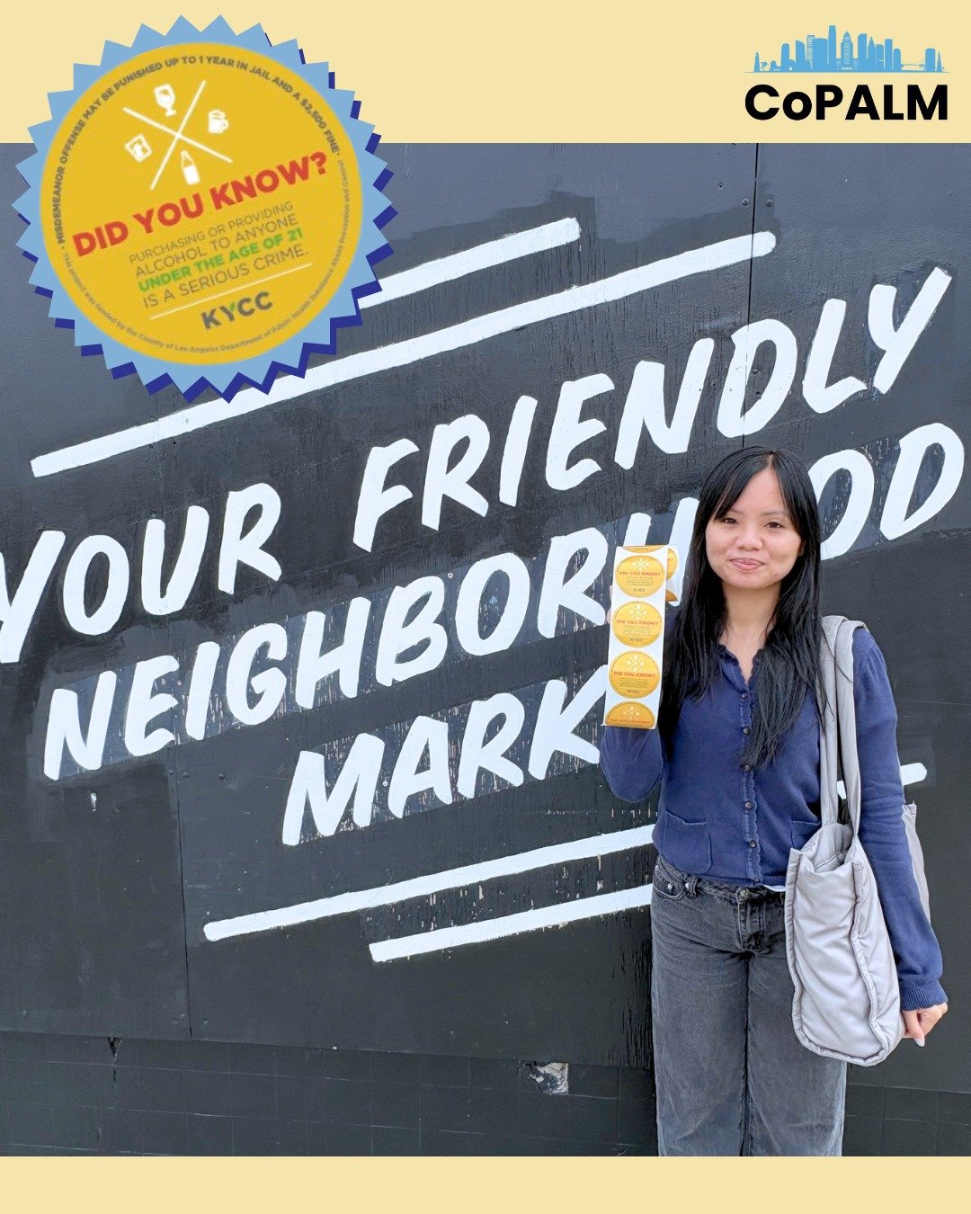 Project Sticker Shock partners with local liquor stores to prevent youth access to alcohol. In June, CoPALM was able to place 233 of our Project Sticker Shock stickers on beer bottles, multipacks and cases. The stickers remind patrons that it is a se
