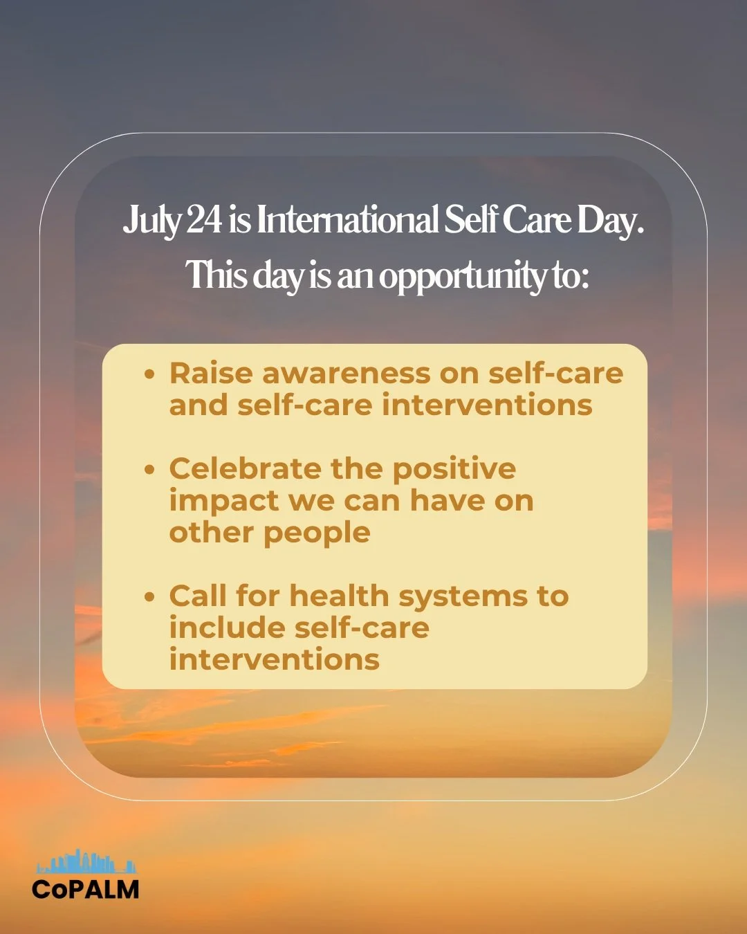 Prioritizing self-care is important because it helps maintain your physical, mental, and emotional well-being, and it doesn't have to mean expensive spa days or elaborate routines. Self care can be as simple as getting enough sleep, taking a walk, se