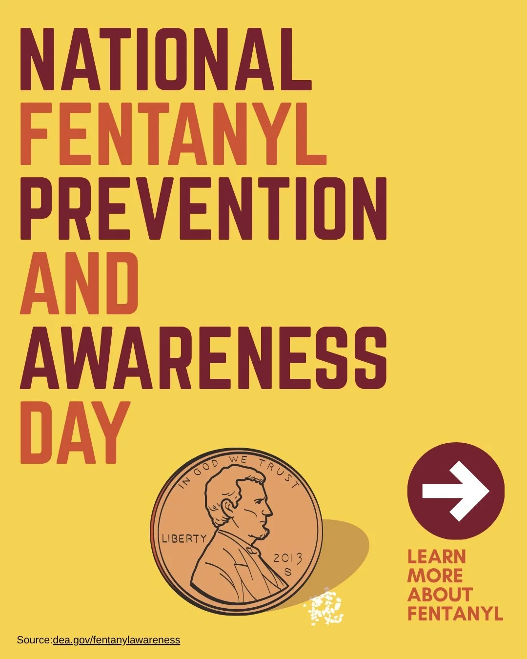 August 21 is National Fentanyl Prevention and Awareness Day. Join us and swipe through to learn about the impact of fentanyl through counterfeit pills, its lethality and the matter of overdoses that can be prevented with naloxone. 

#NationalFentanyl