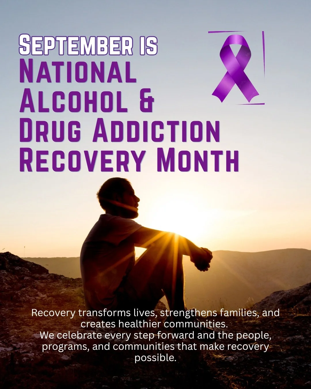 This National Recovery Month, let's continue to spread awareness, reduce stigma, celebrate those in recovery, and build communities where everyone feels supported, empowered, and hopeful about their path to wellness.

#NationalRecoveryMonth #MentalHe