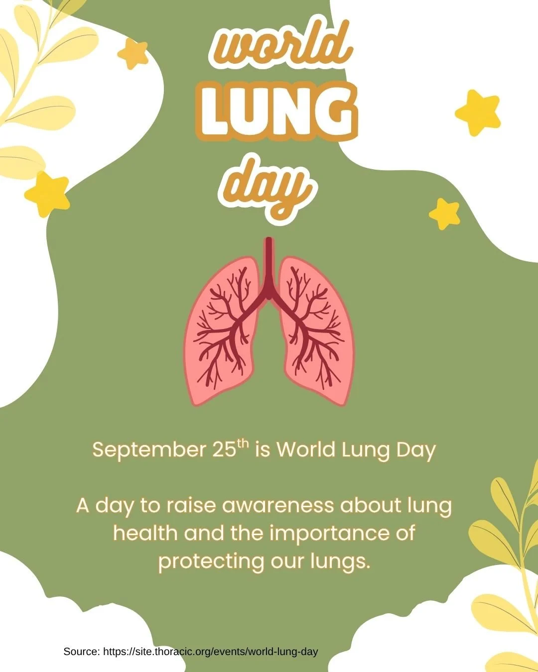 For World Lung Day, let&rsquo;s take a moment to recognize the importance of protecting our lungs and making healthy choices that support our respiratory health. 💙 

Small steps, like avoiding tobacco and vaping products and staying active, can make