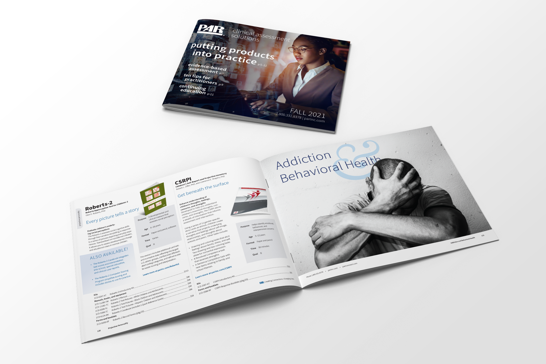 PAR catalog reimagined: Landscape orientation, layout enhanced for readability and customer use. New, impactful images used.