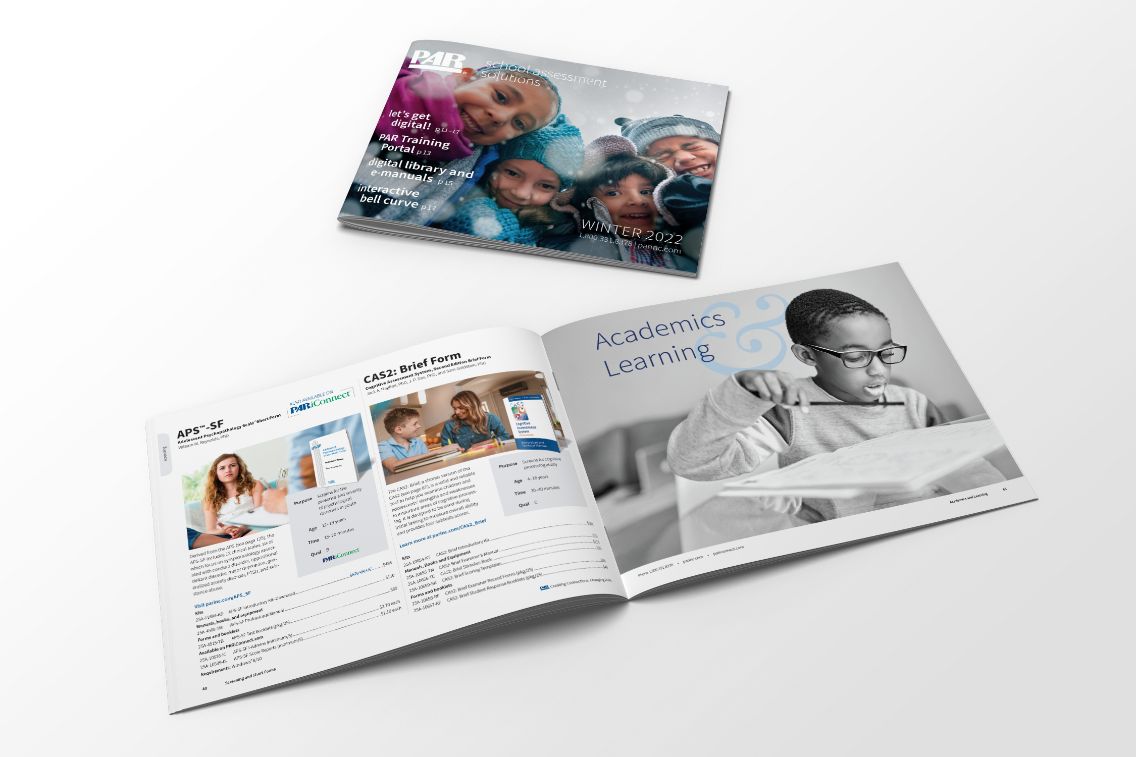 PAR catalog reimagined: Landscape orientation, layout enhanced for readability and customer use. New, impactful images used.