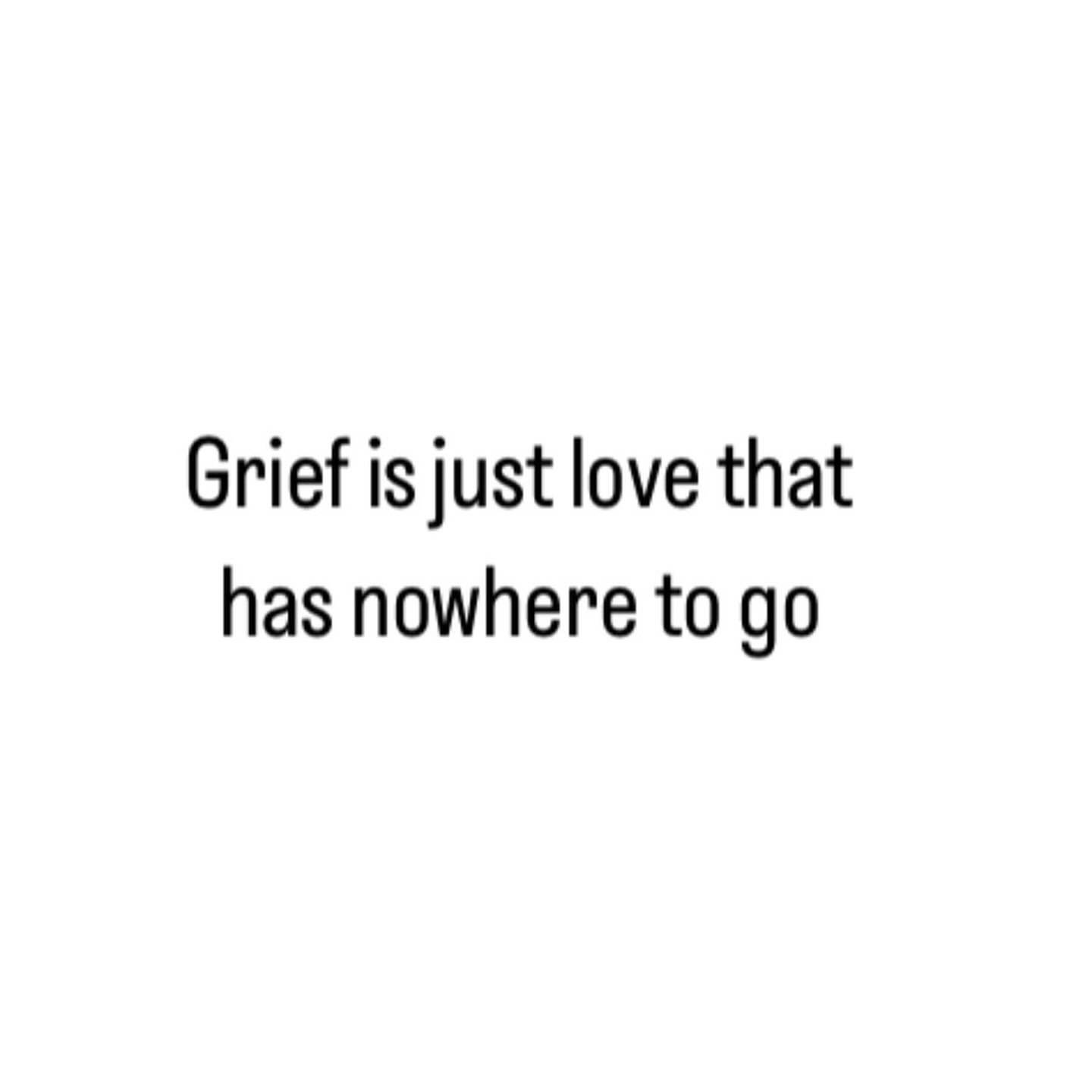 Currently&hellip; ✨🤍✨ 

Grief is love that has nowhere to go 🤍✨

If there&rsquo;s ONE thing that Simon&rsquo;s passing is really anchoring in for me and reminding me of, 
It&rsquo;s this&hellip;

LIVE!! 
Live your f*ing life. 
Love your life, 
Love