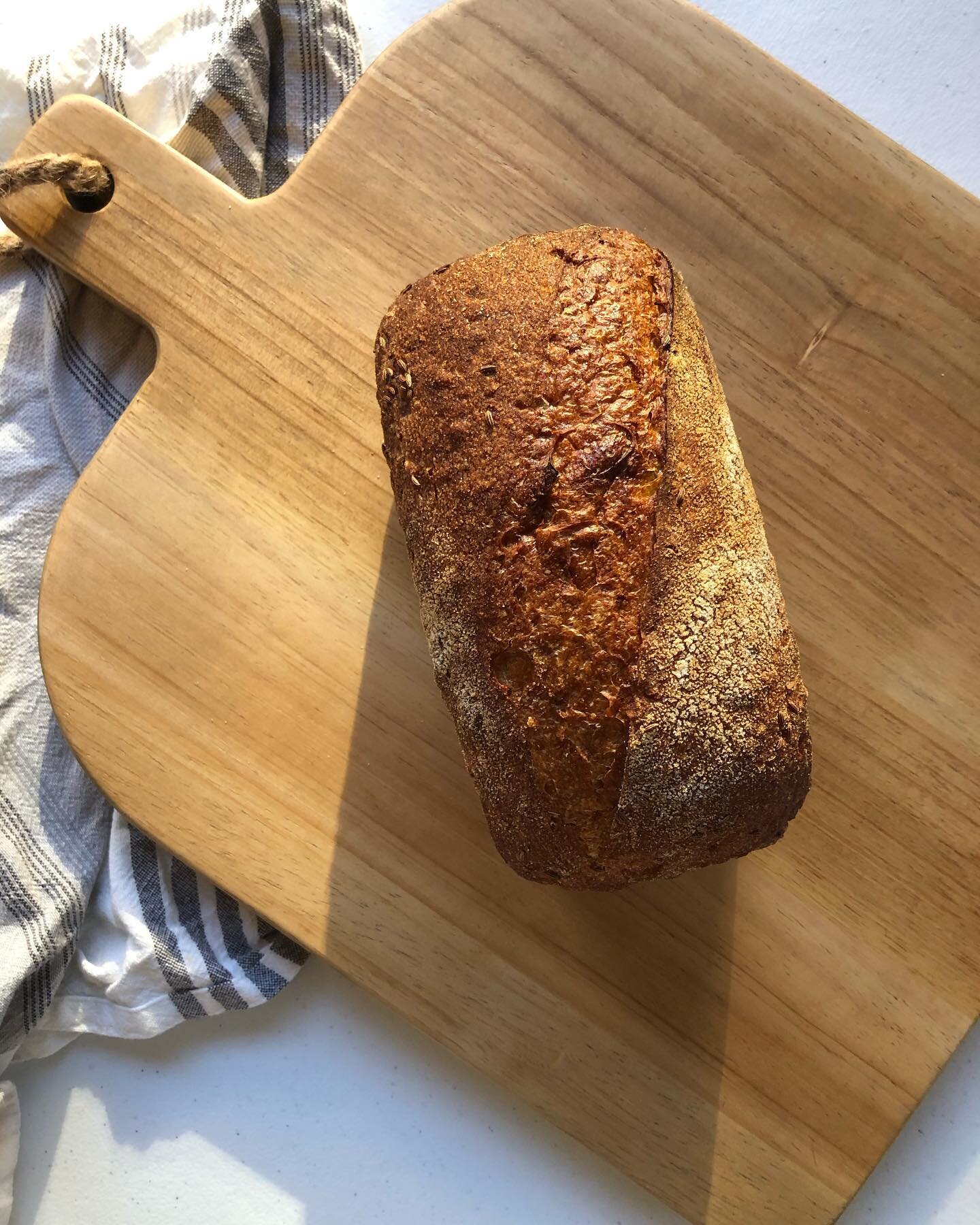 Beautiful rye sourdough sandwich loaf. This bread boasts a soft crumb with malty, nutty notes and a hint of fruitiness. 

#sourdough #sourdoughbread #sourdoughbaking #levain #wildyeast #realbread #sourdoughclub #ryebread #bestofatlanta #atlantafood #