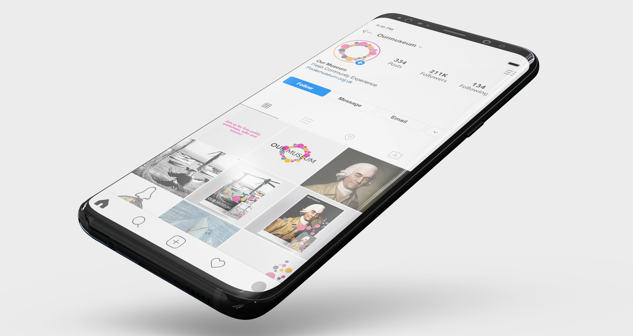 Instagram Account Mock-up