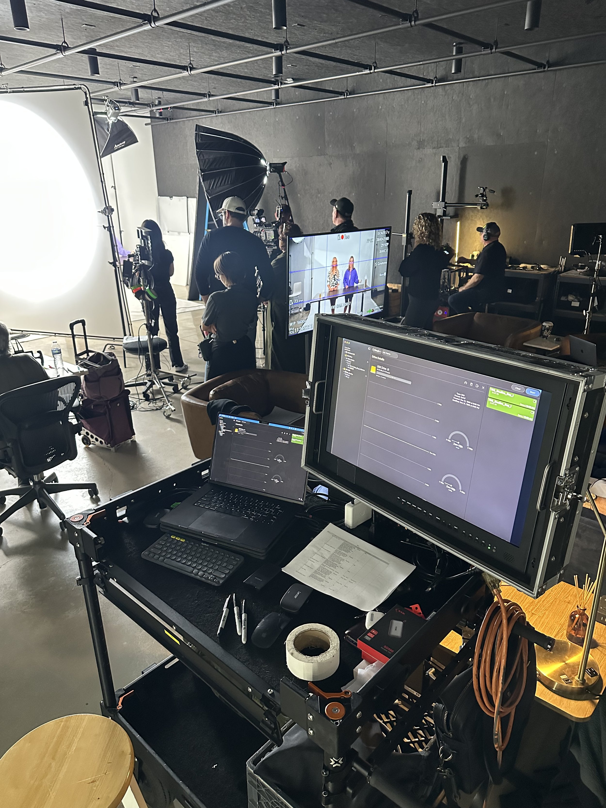 ON-SET DIGITAL TECH SERVICES IN DALLAS: SUPPORTING A SALLY BEAUTY COMMERCIAL PRODUCTION AT TRG STUDIOS