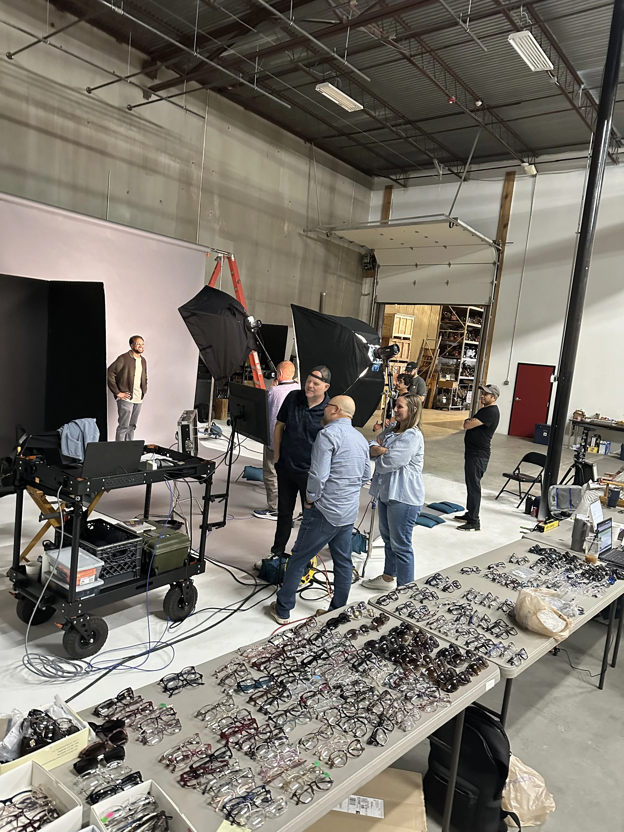 Dallas Digitech on a Visionworks Commercial Shoot at MPS Studios — 22 Models, 3 Days, One Workflow