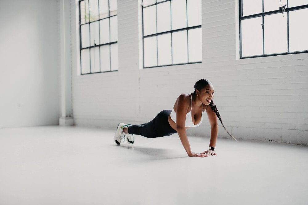  woman working out 