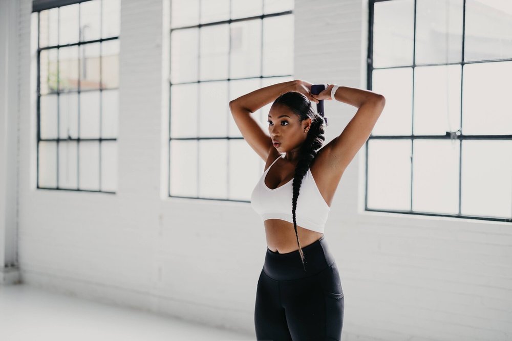  woman working out 