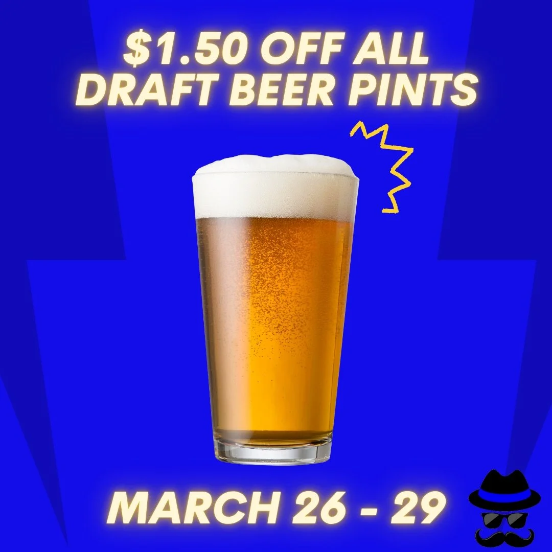 DON&rsquo;T MISS OUT! DRAFT BEER PINTS ARE $1.50 OFF UNTIL SUNDAY! 😎

📍 3501 Teays Valley Road, Hurricane 
💻 Order online - bubbarinos.com 
📞 Call now - 304.397.6037