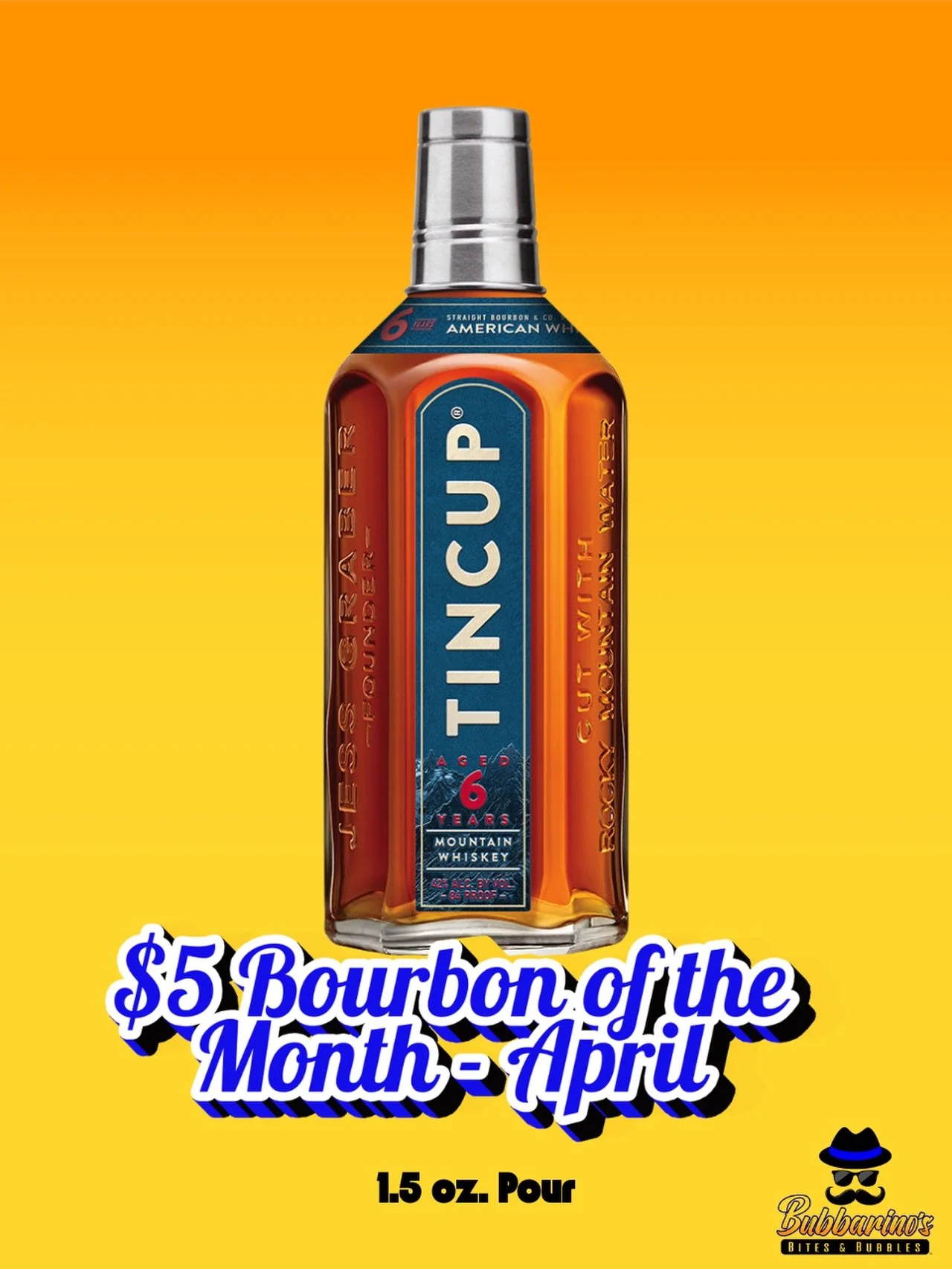 $5 Bourbon Pours Available Every Month at Bub&rsquo;s! 😎