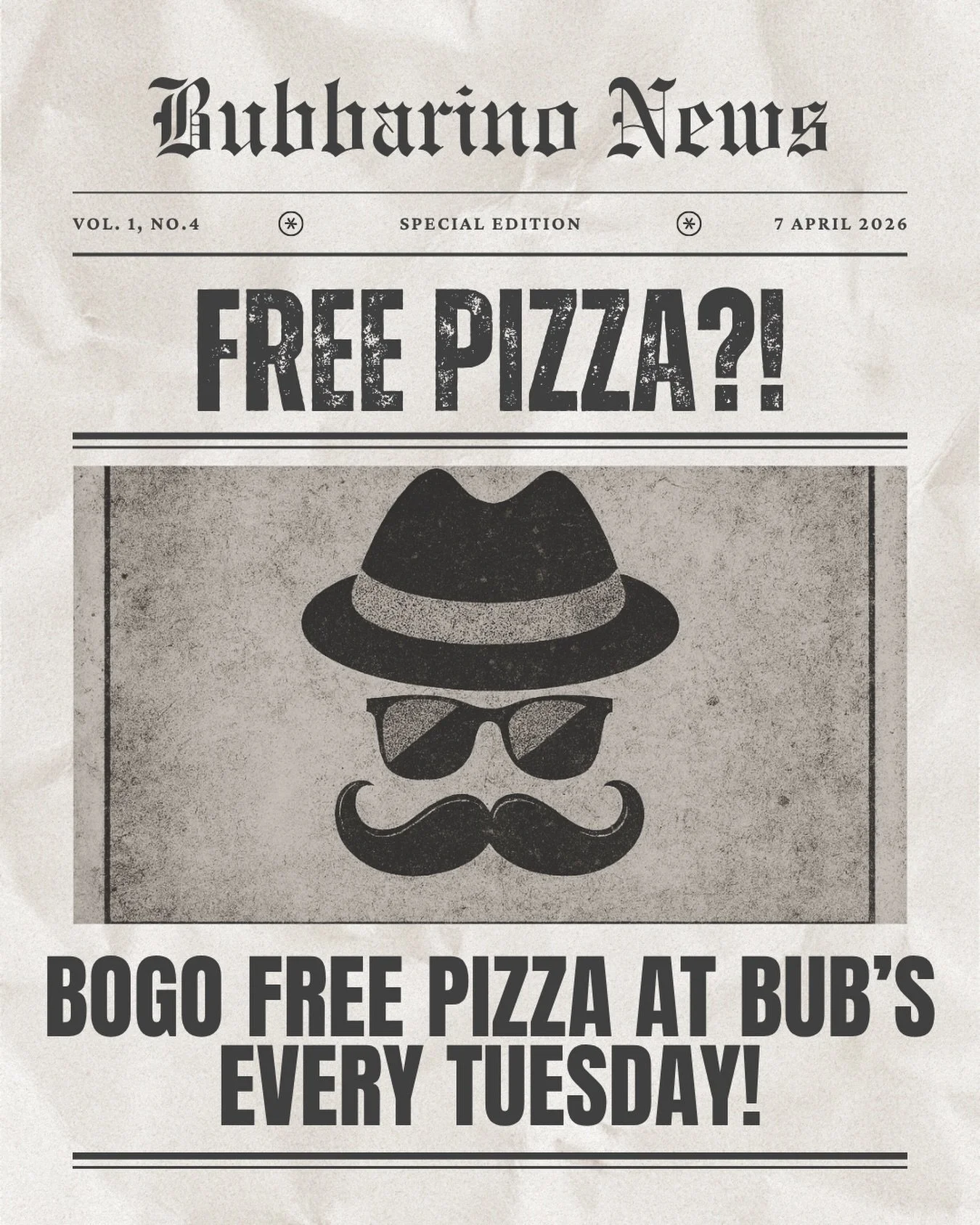 Who doesn&rsquo;t like free stuff? 😎🍕

Buy one pizza at regular menu price and get one free pizza of equal or lesser value&hellip; 🔥

Available on dine-in and call-in orders. 👍

📍 3501 Teays Valley Road, Hurricane 
💻 Order online - bubbarinos.c