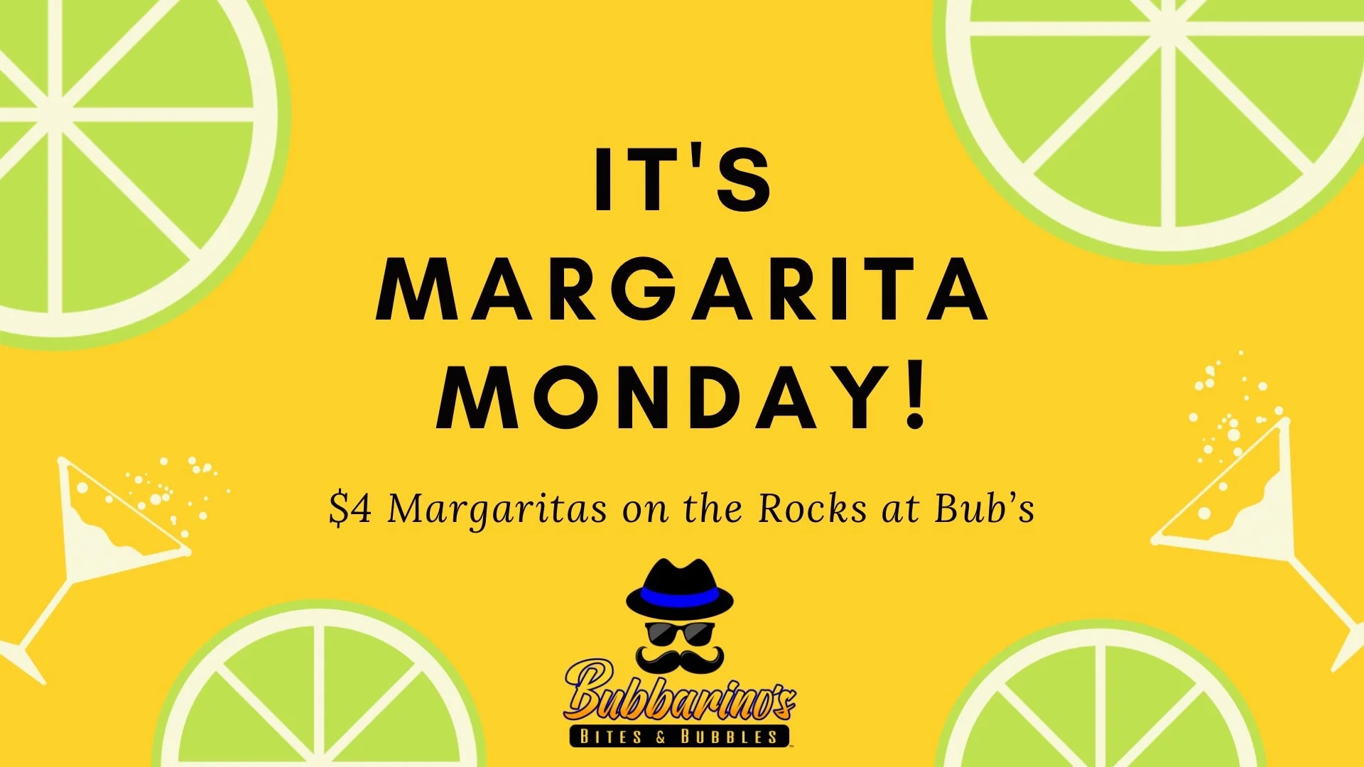 Monday&rsquo;s at Bub&rsquo;s 🍹

📍 3501 Teays Valley Road, Hurricane 
💻 Order online - bubbarinos.com 
📞 Call now - 304.397.6037