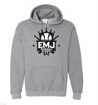Grey Hoodie w/ Black Logo