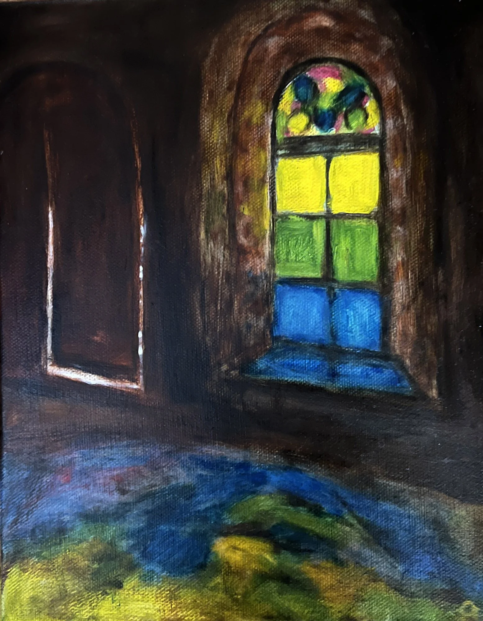 Riad Safir, Meknes, Morocco,
Oil on canvas.
10x8in.,
2026
