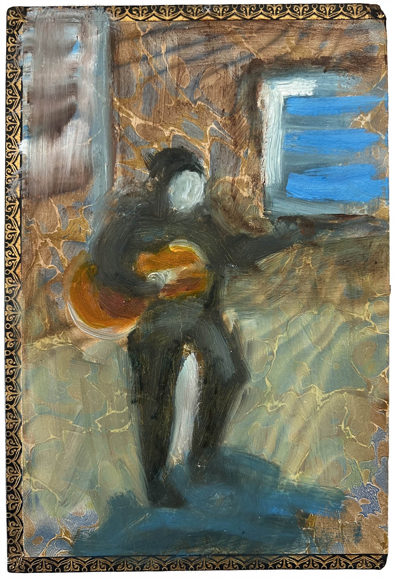 Street Musician, Barcelona,

5x7in.,
2025
