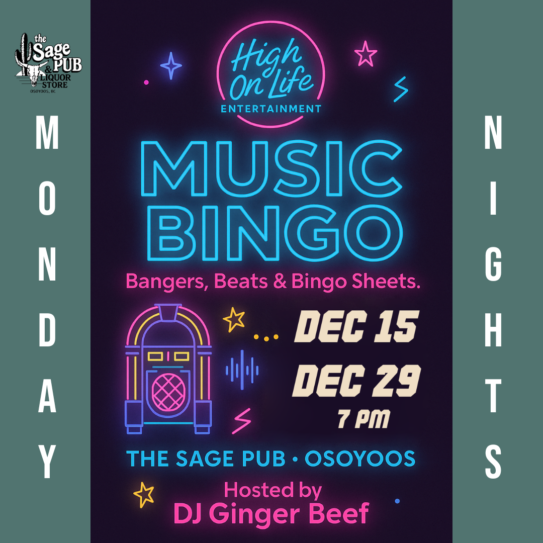 Music Bingo w/ DJ Ginger beef 