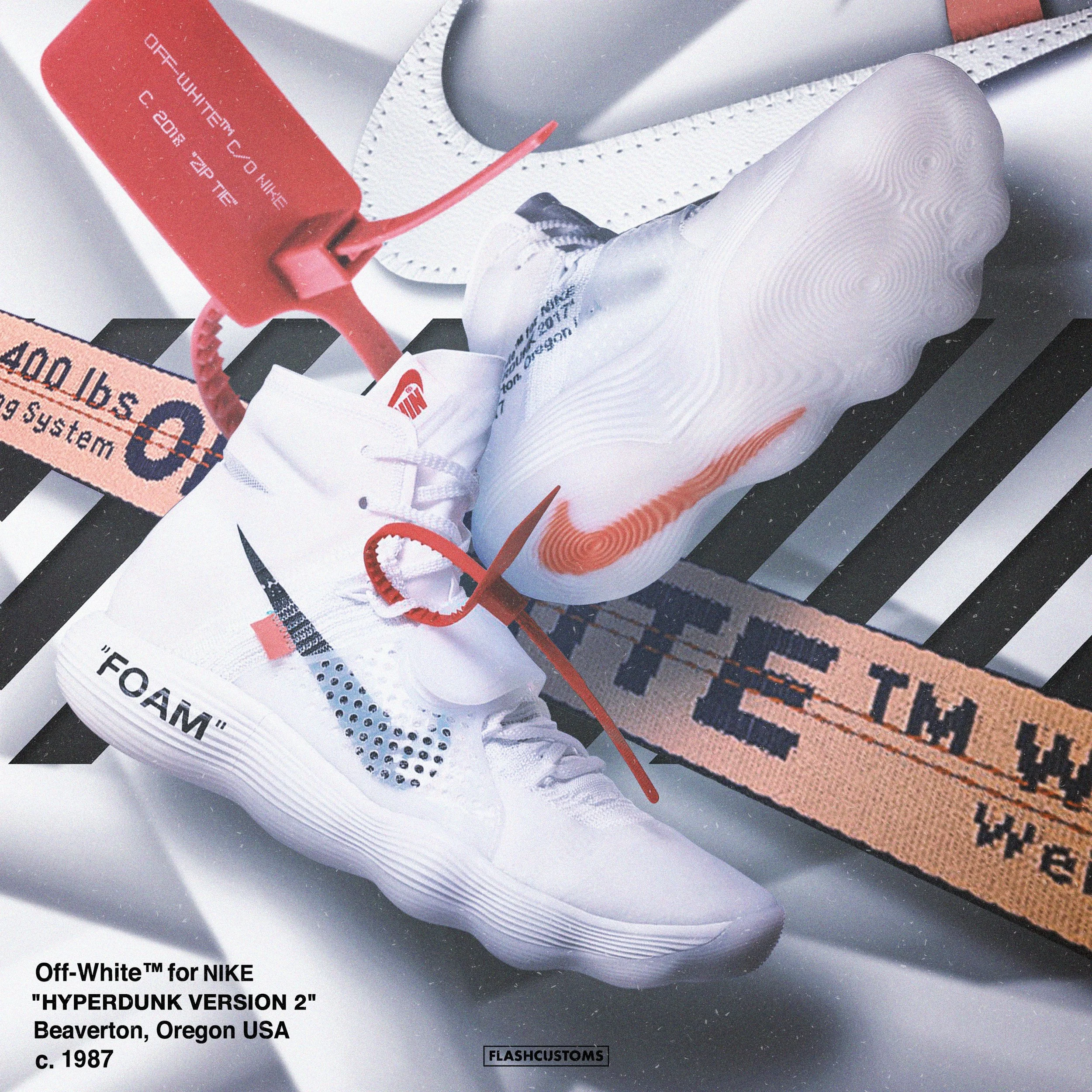 OFF-WHITE x Nike collaboration poster concept