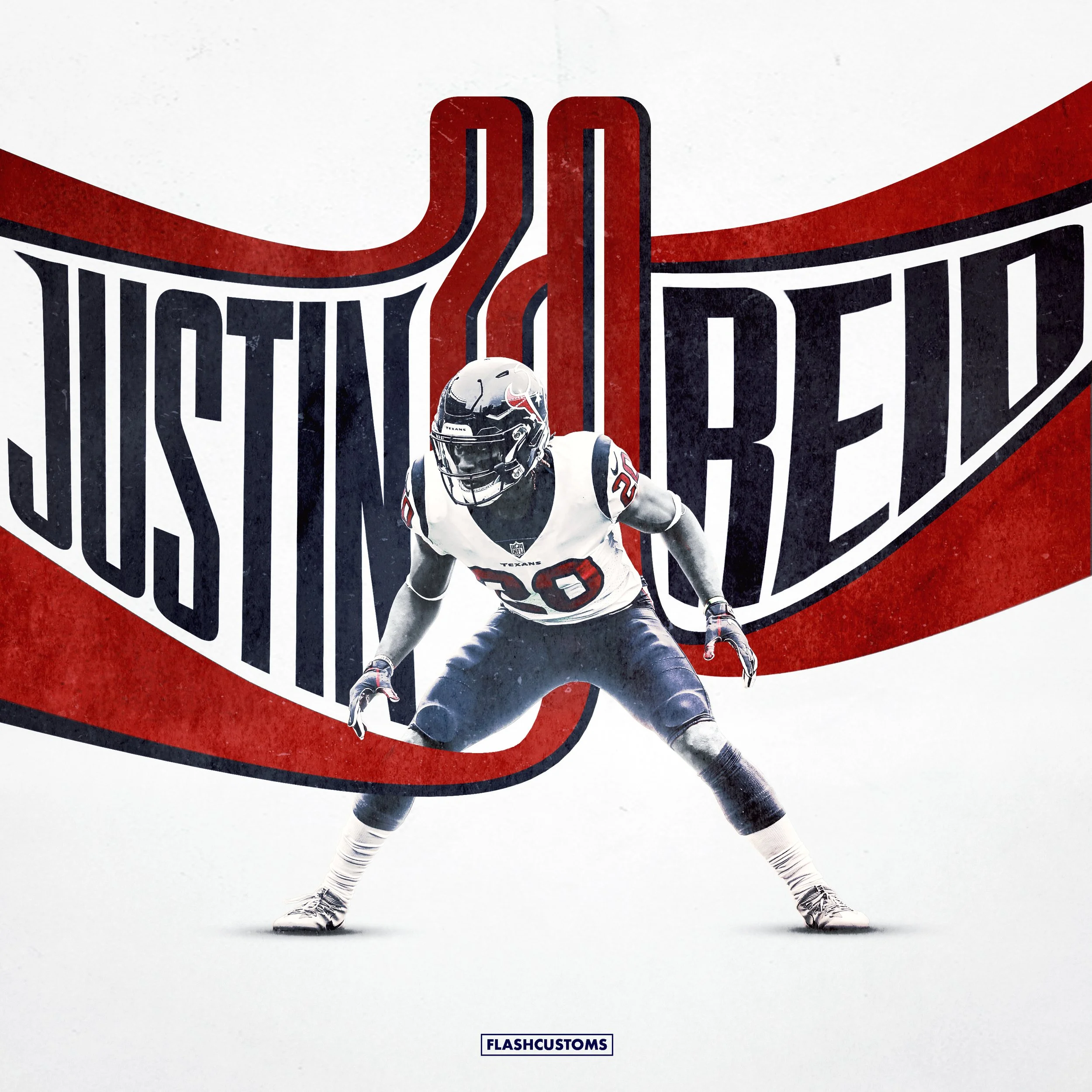 Design for professional defensive back Justin Reid. Reid posted this design on Instagram. 