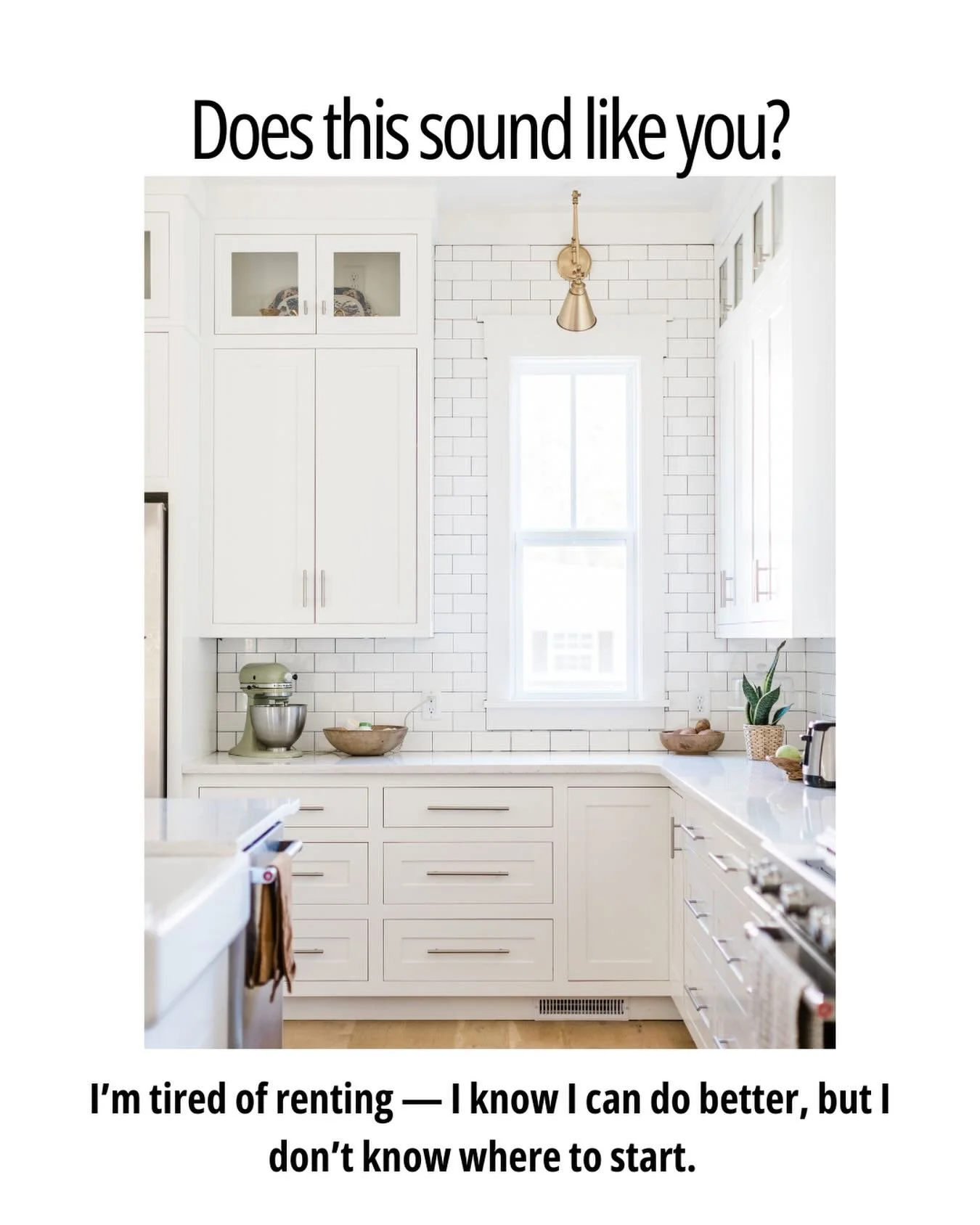 The brutal truth?
Rent keeps going up&hellip; but none of it builds anything for you.

Most renters could be closer to buying than they realize. They just need someone to walk them through the first steps.

Here&rsquo;s where we start:

&bull; Unders