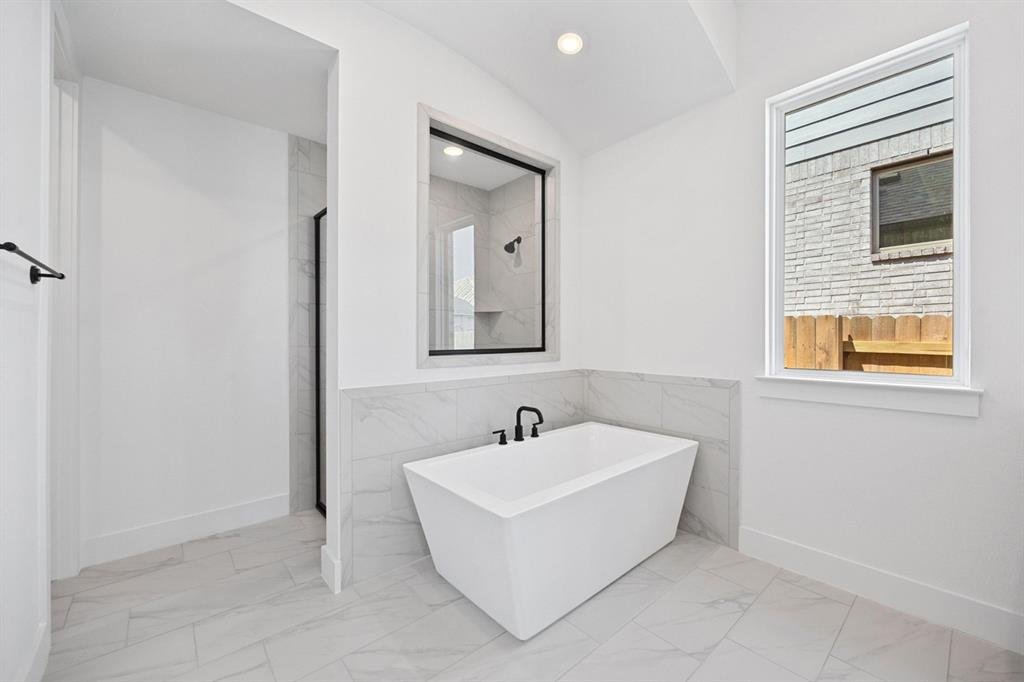 Primary Bath - Freestanding Tub with Shower