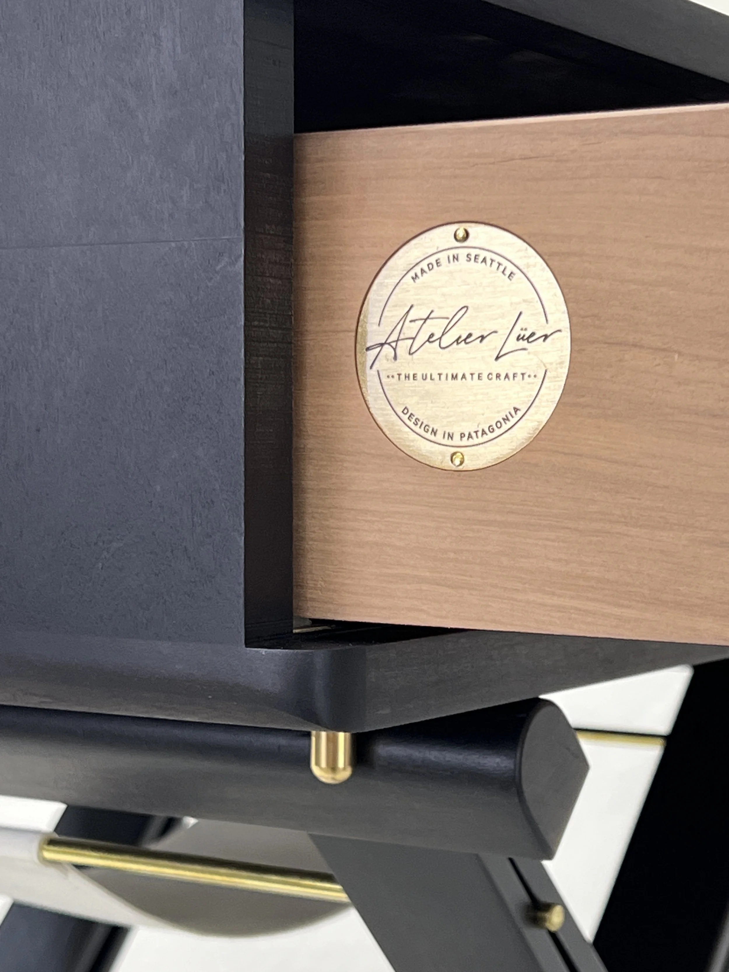 Andres Luer - ATELIERLUER - Campaign Table - Handmade - Ballard Shop - Seattle