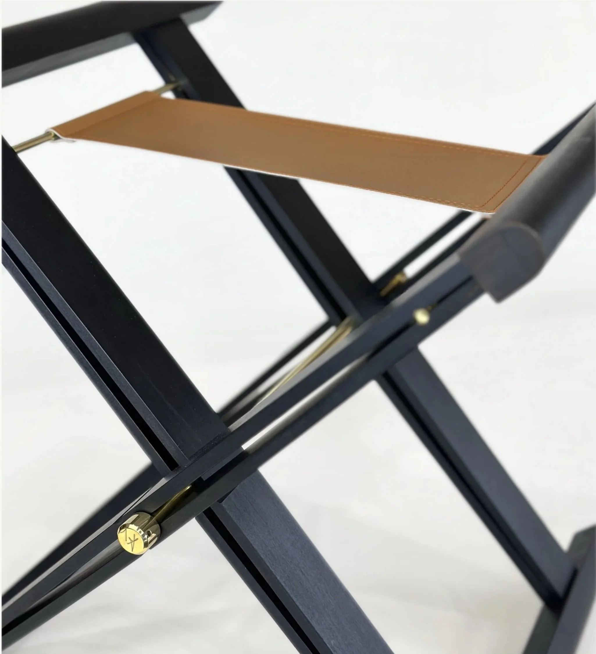 Andres Luer - ATELIERLUER - Campaign Table - Handmade - Ballard Shop - Camel leather stretcher - Seattle